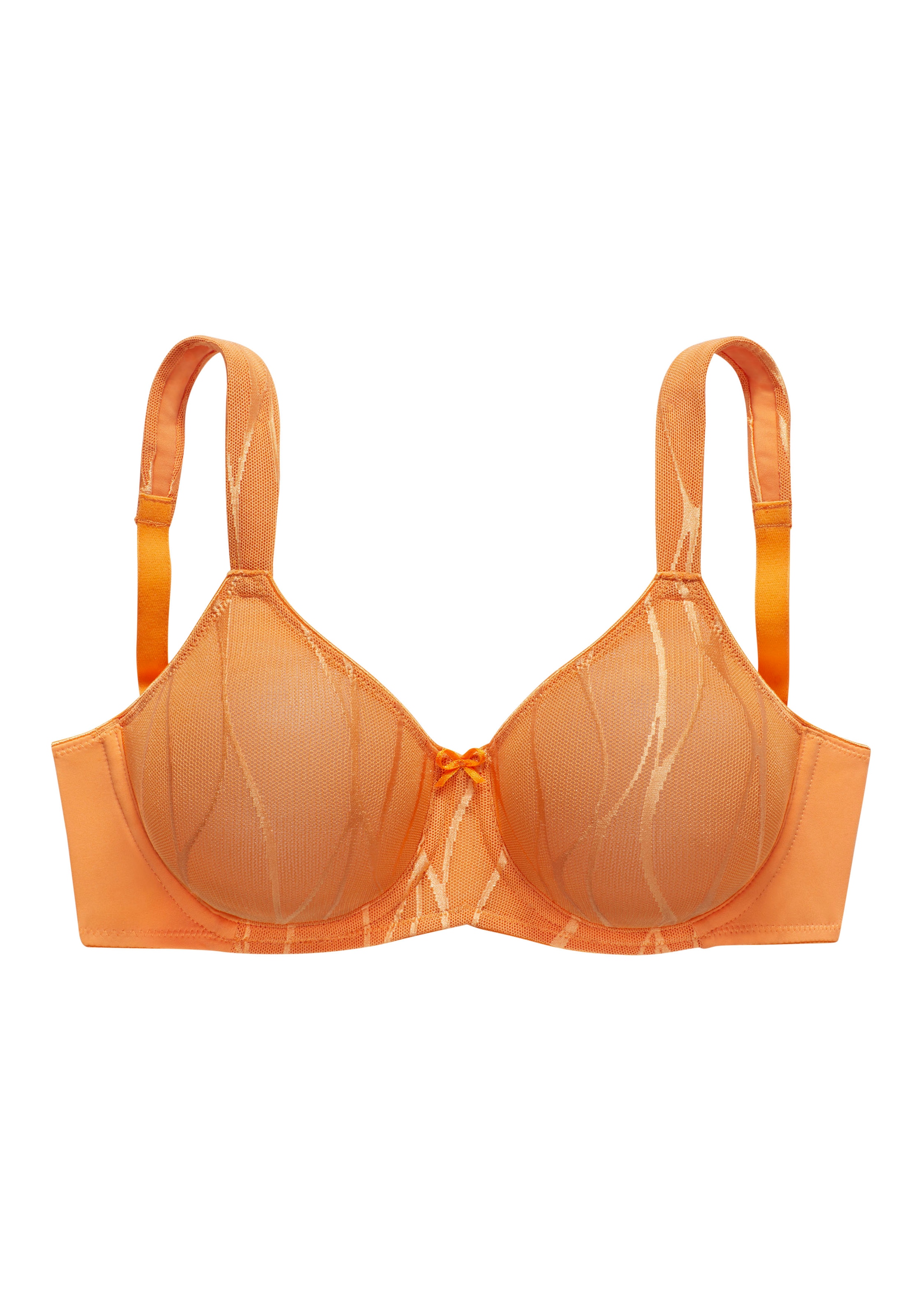 Nuance Minimizer-BH, mit Bügel und breiten, gefütterten Trägern, aus hübschem Glanzjacquard