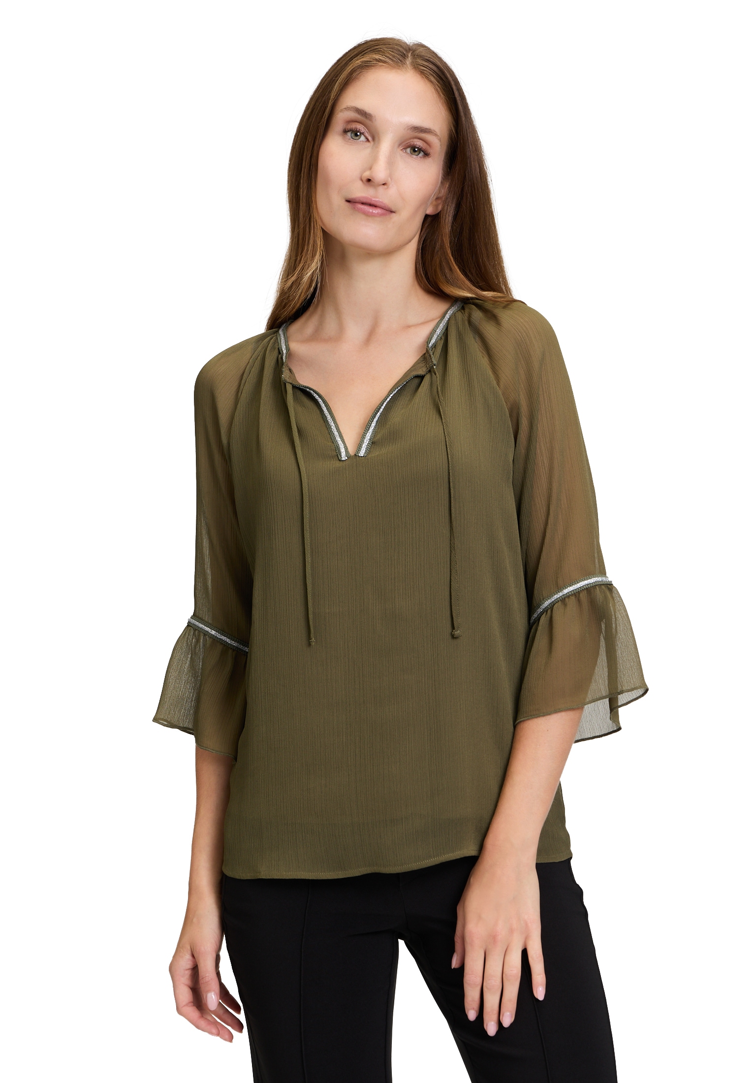 Cartoon Schlupfbluse "Cartoon Damen Casual-Bluse mit Flügelärmeln" günstig online kaufen