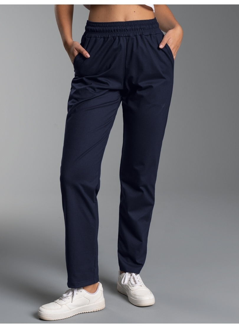 Trigema Jerseyhose "TRIGEMA Hose DELUXE Baumwolle"