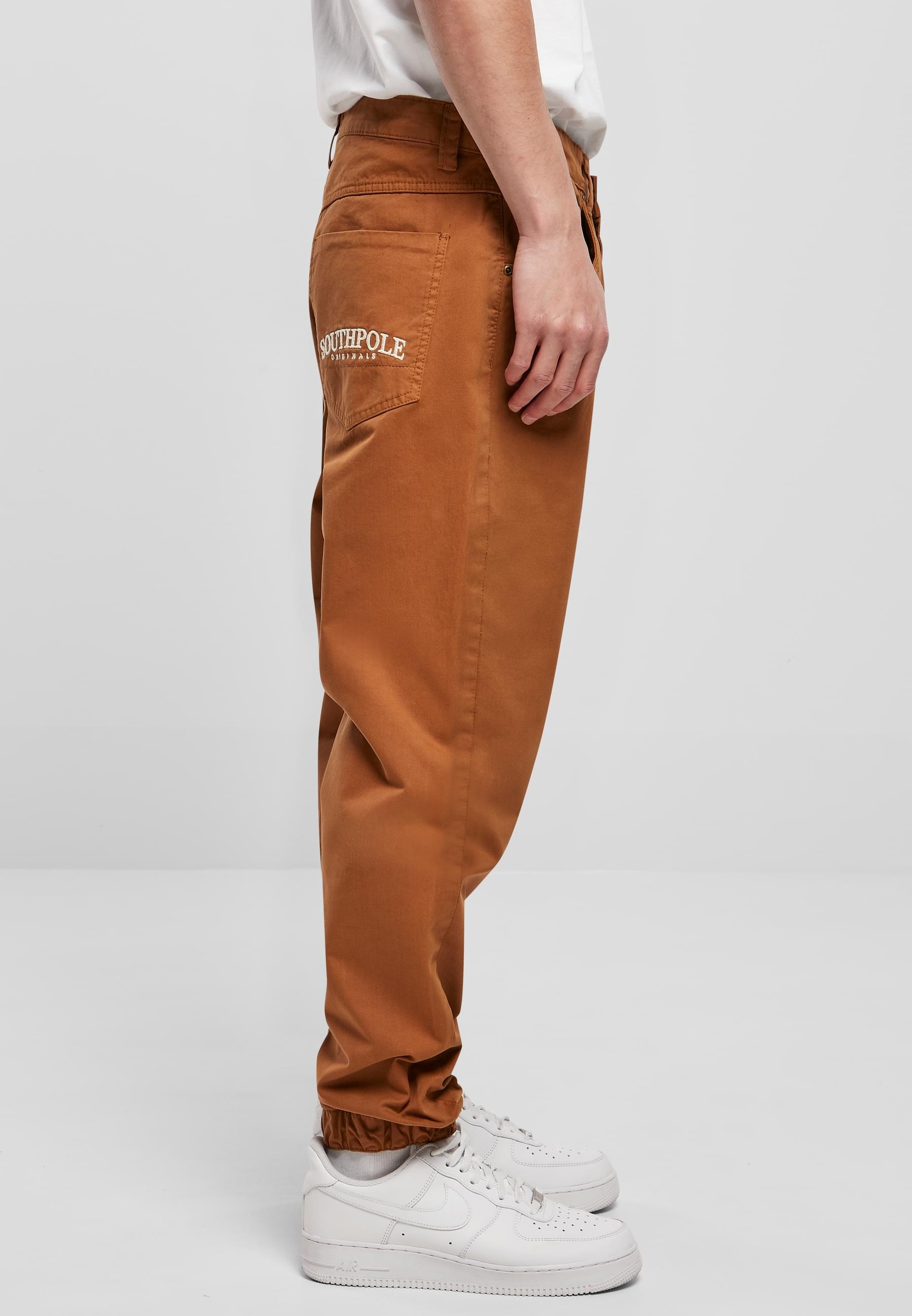 Southpole Stoffhose »Southpole Herren Southpole Script Twill Pants«, (1 tlg.)