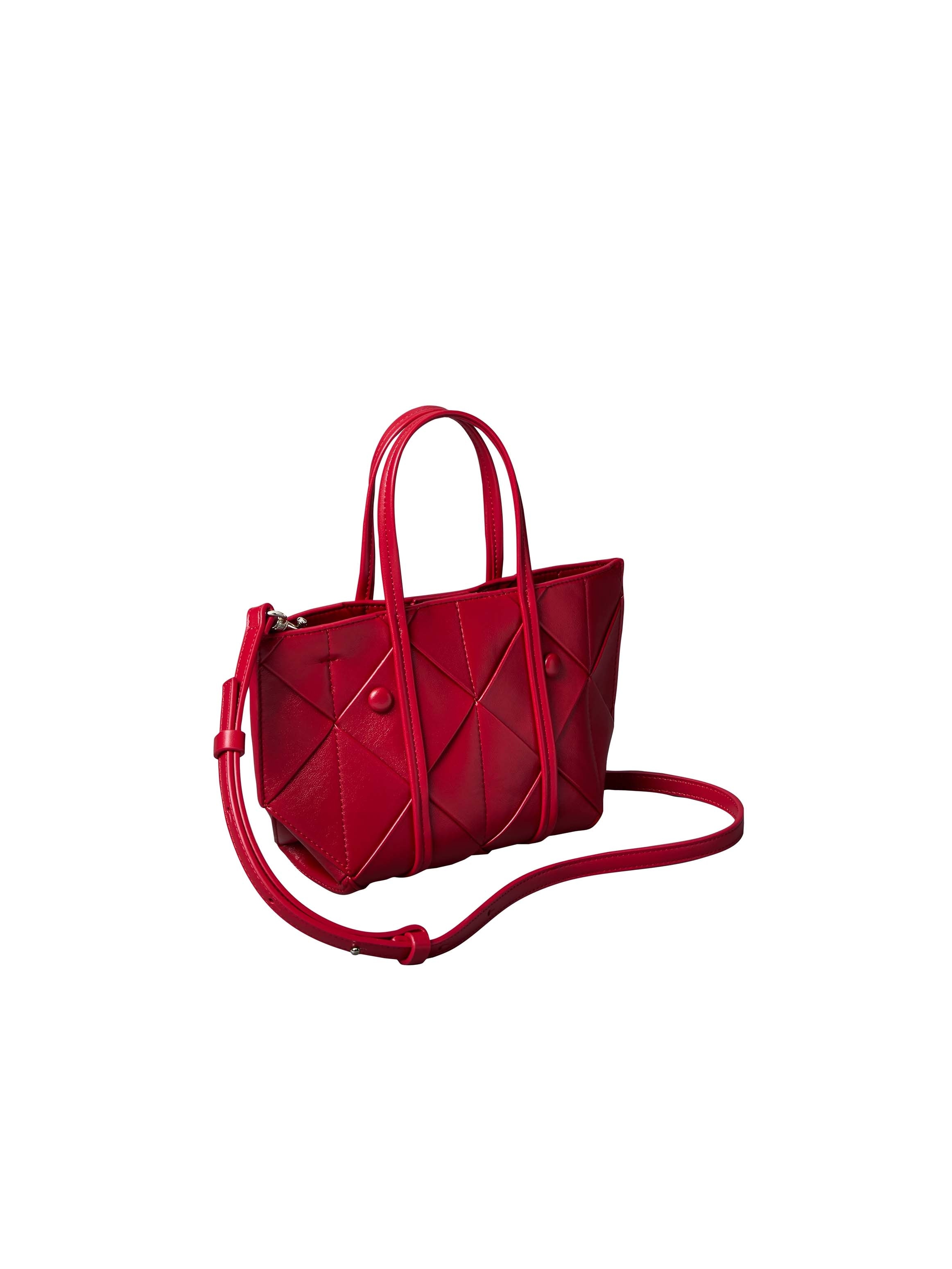 Calvin Klein Tragetasche "WOVEN MINI TOTE CROSSBODY" Mini Bag, Umhängetasche, Schultertasche mit modischer Struktur