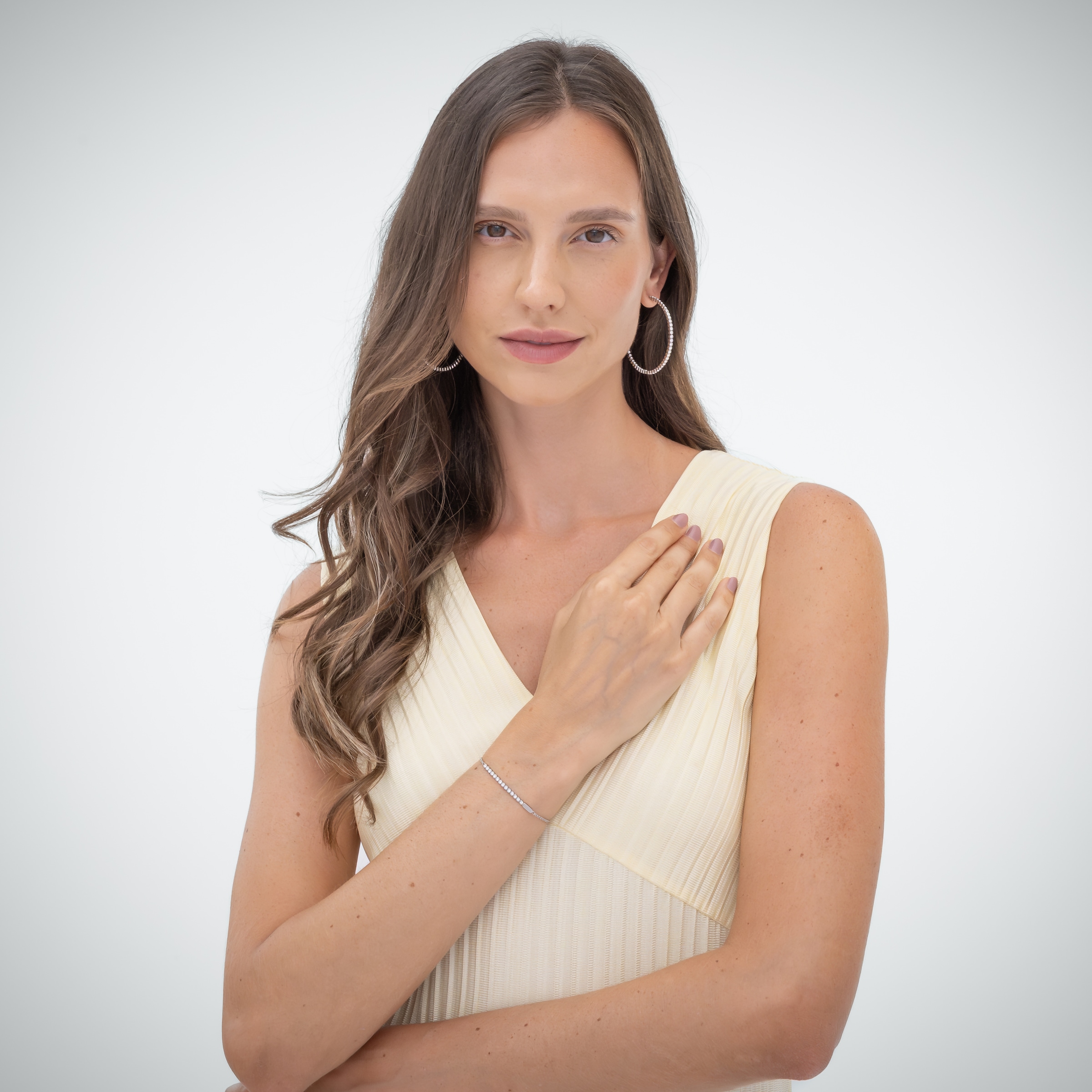 BOSS Armkette »KASSY DIVINE« mit Glasstein