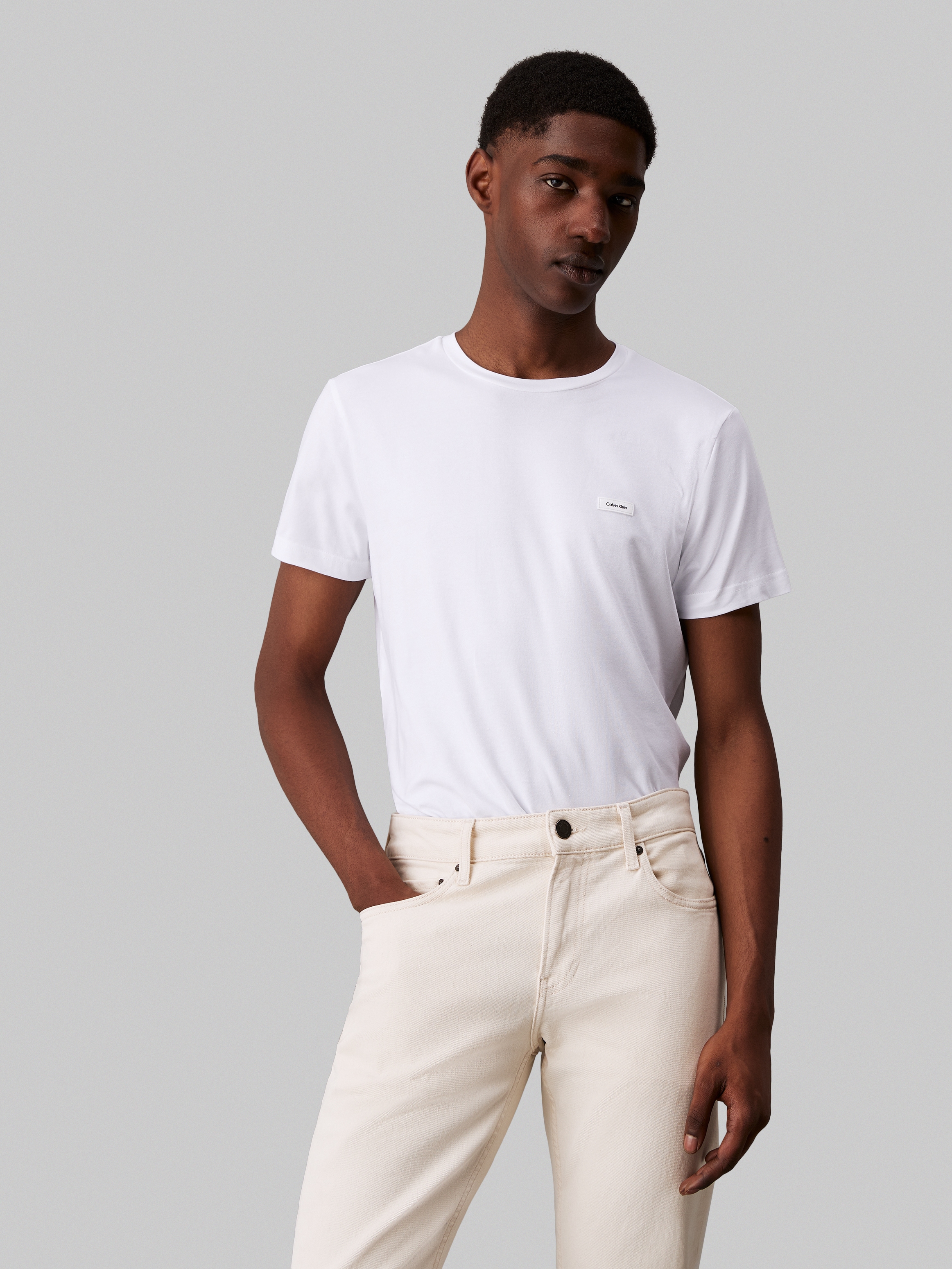Calvin Klein T-Shirt »STRETCH SLIM FIT T-SHIRT«, mit Rundhalsausschnitt