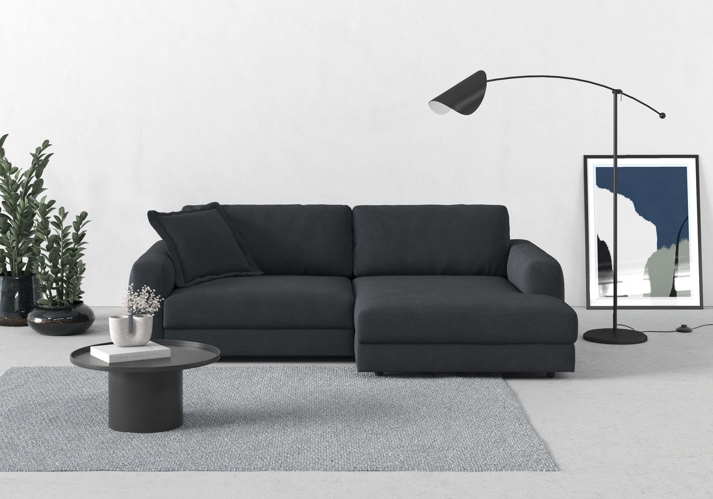 TRENDMANUFAKTUR Ecksofa "Bourbon, Mega Designsofa mit tollem Sitzkomfort, B günstig online kaufen