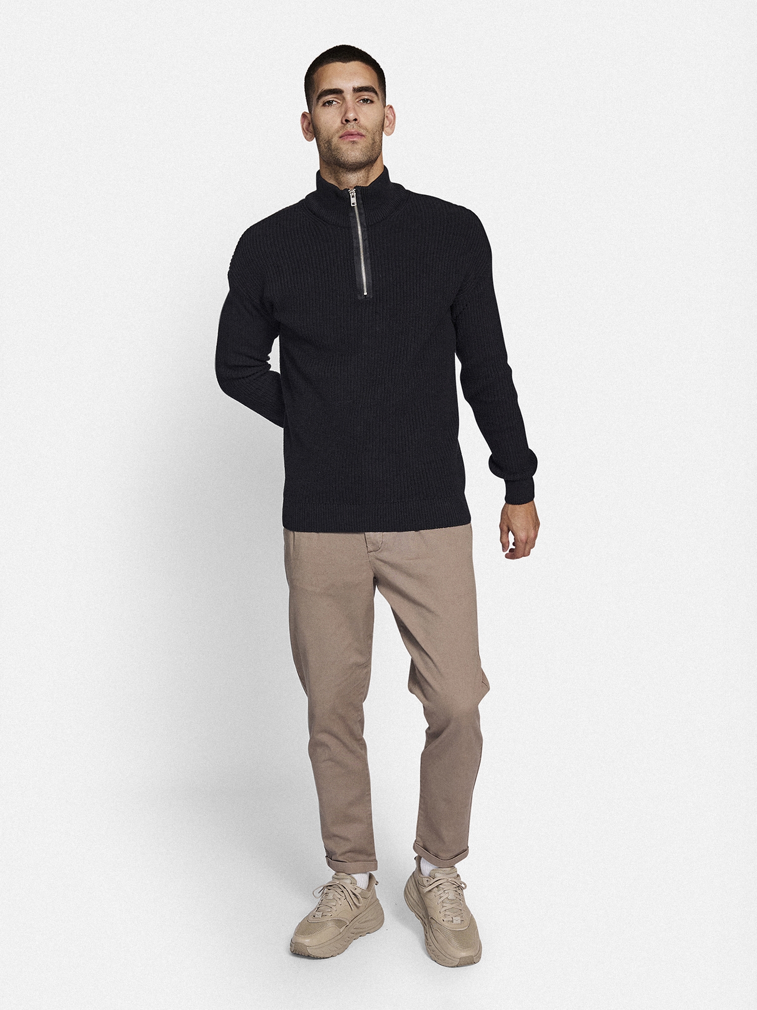 REDEFINED REBEL Rundhalspullover »Redefined Rebel Knit RRAxton Knit REGULAR FIT«