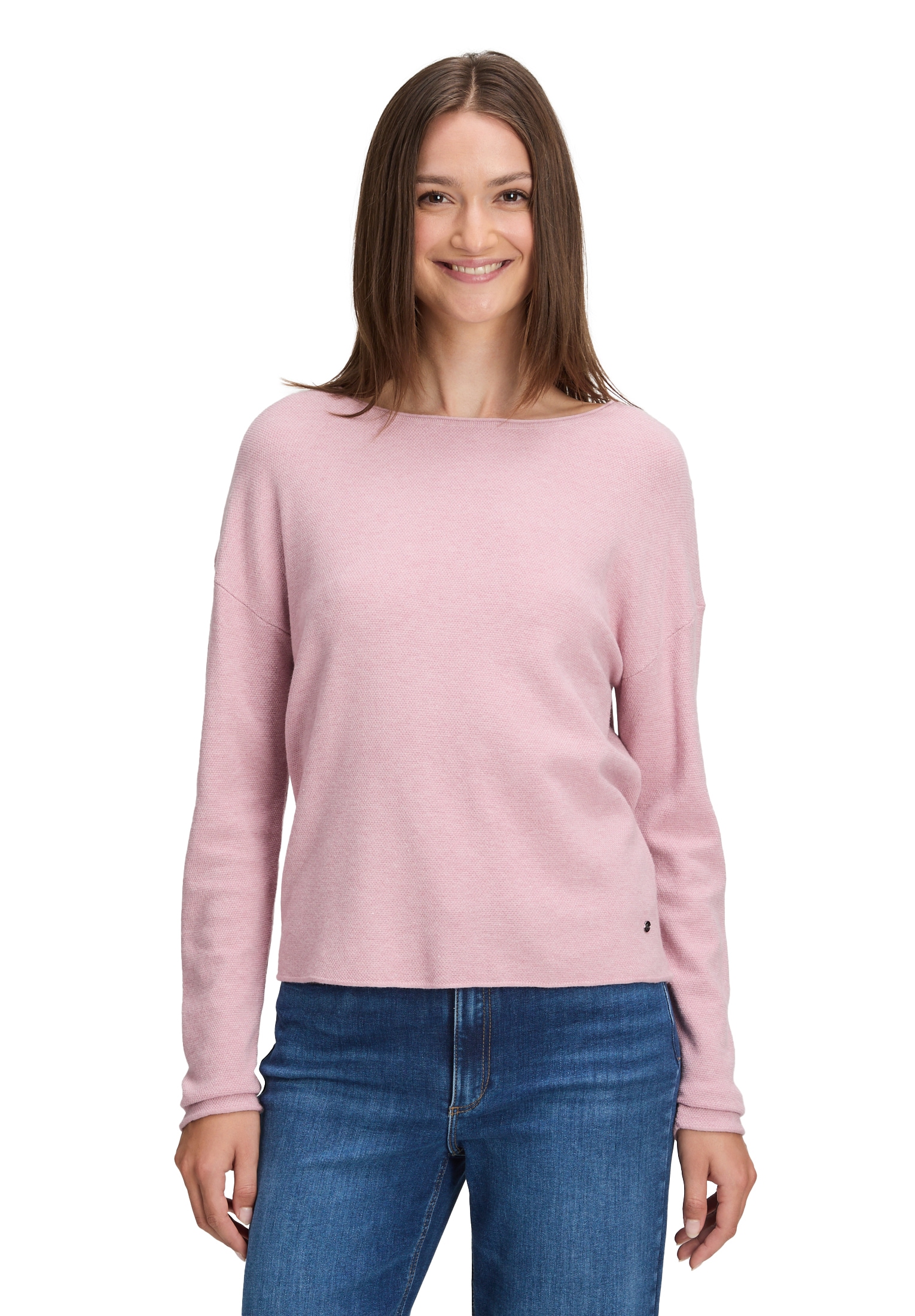 Betty&Co Strickpullover "Damen mit Rundhalsausschnitt", 1 Stk. günstig online kaufen