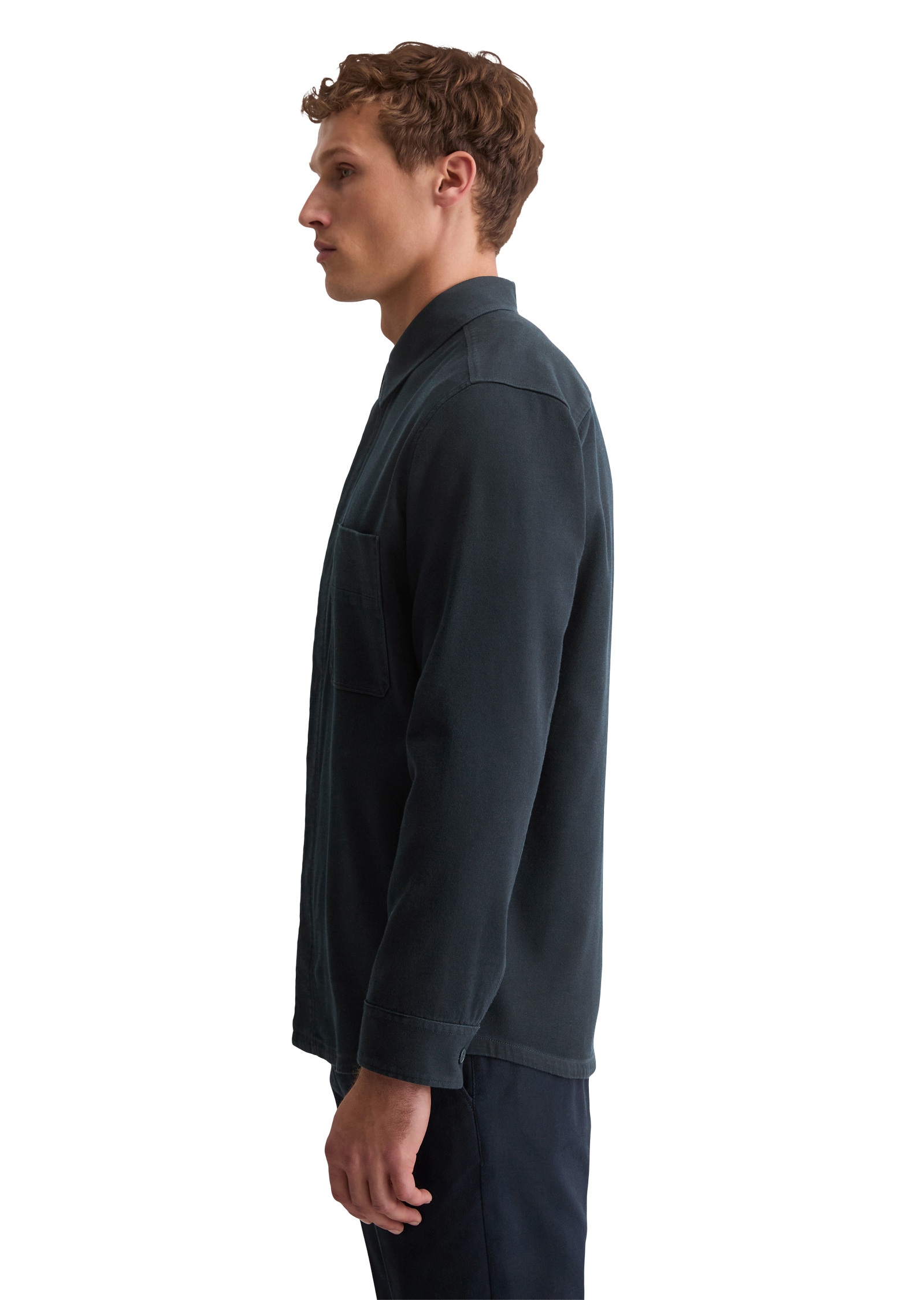 Marc O'Polo Kurzjacke »aus weichem Bio-Baumwoll-Lyocell-Mix« ohne Kapuze