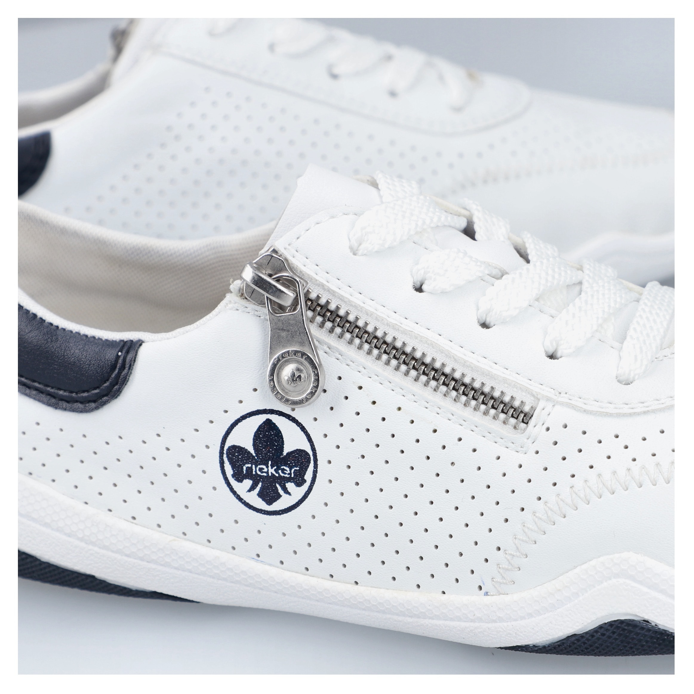 Rieker Sneaker, Schnürschuh, Halbschuh, Freizeitsneaker in veganer Verarbeitung