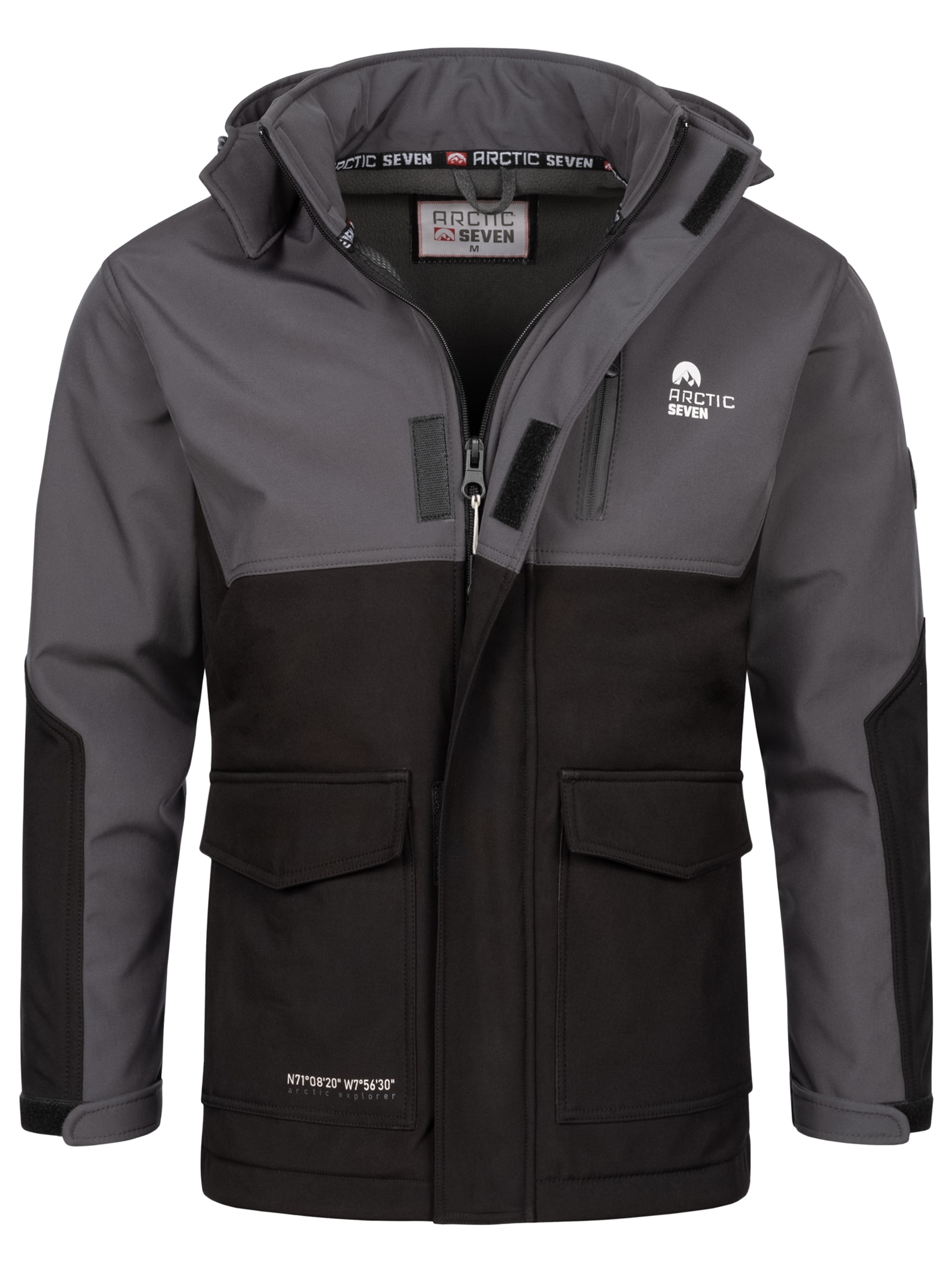 Arctic Seven Softshelljacke »ASRenaldoo«, sportliche Funktionsjacke