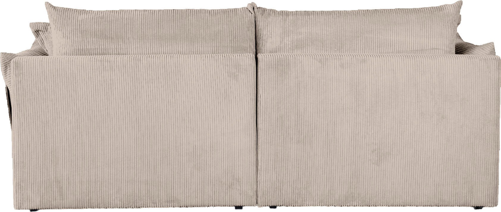 Home affaire Ecksofa »Casa XXL L-Form, Breite 247 cm« Mega-Sofa, Cord oder Chenille-Struktur wählbar, mit Federkern!