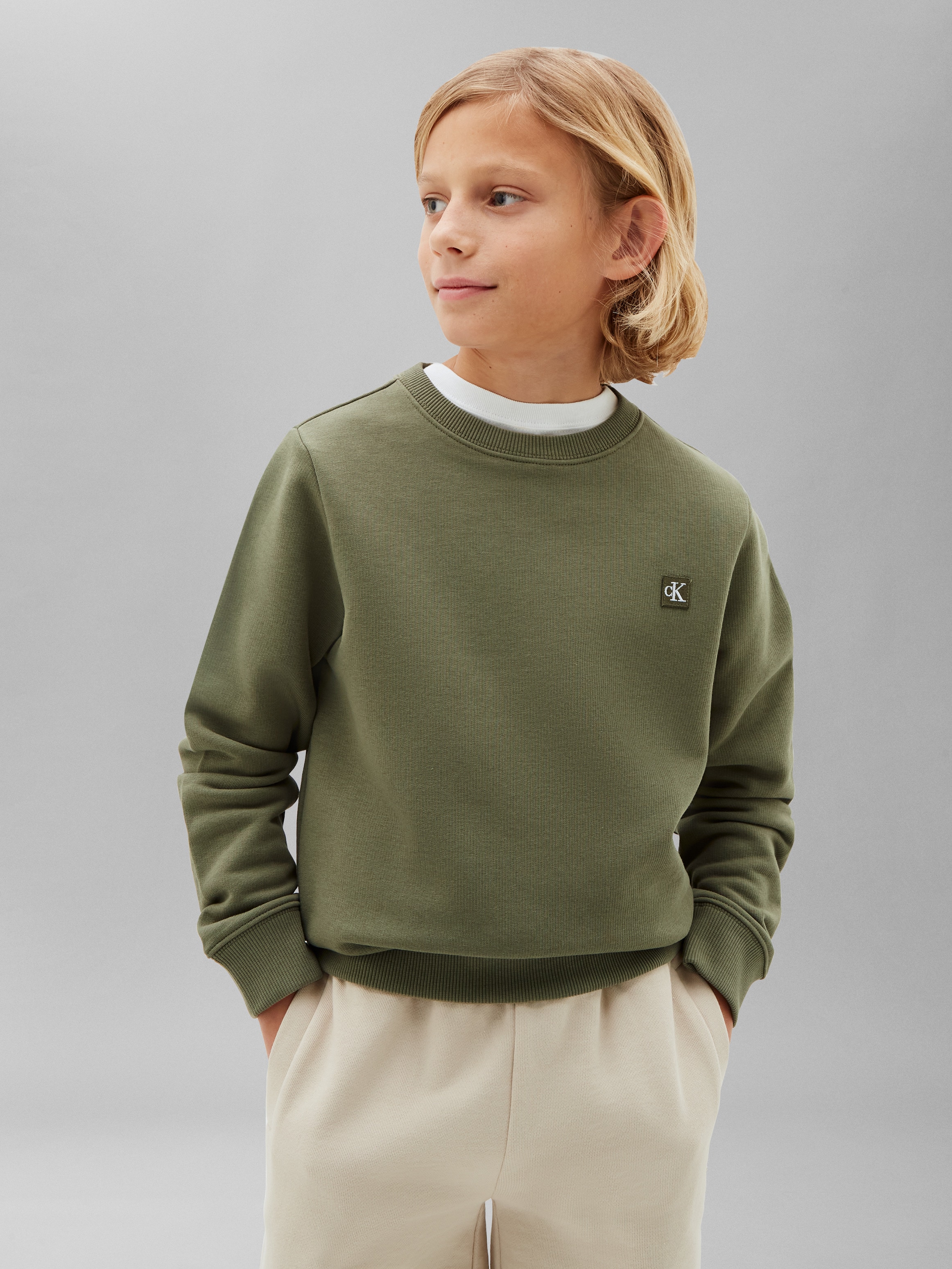 Calvin Klein Jeans Sweatshirt "MINI BADGE", Regular fit, Badge