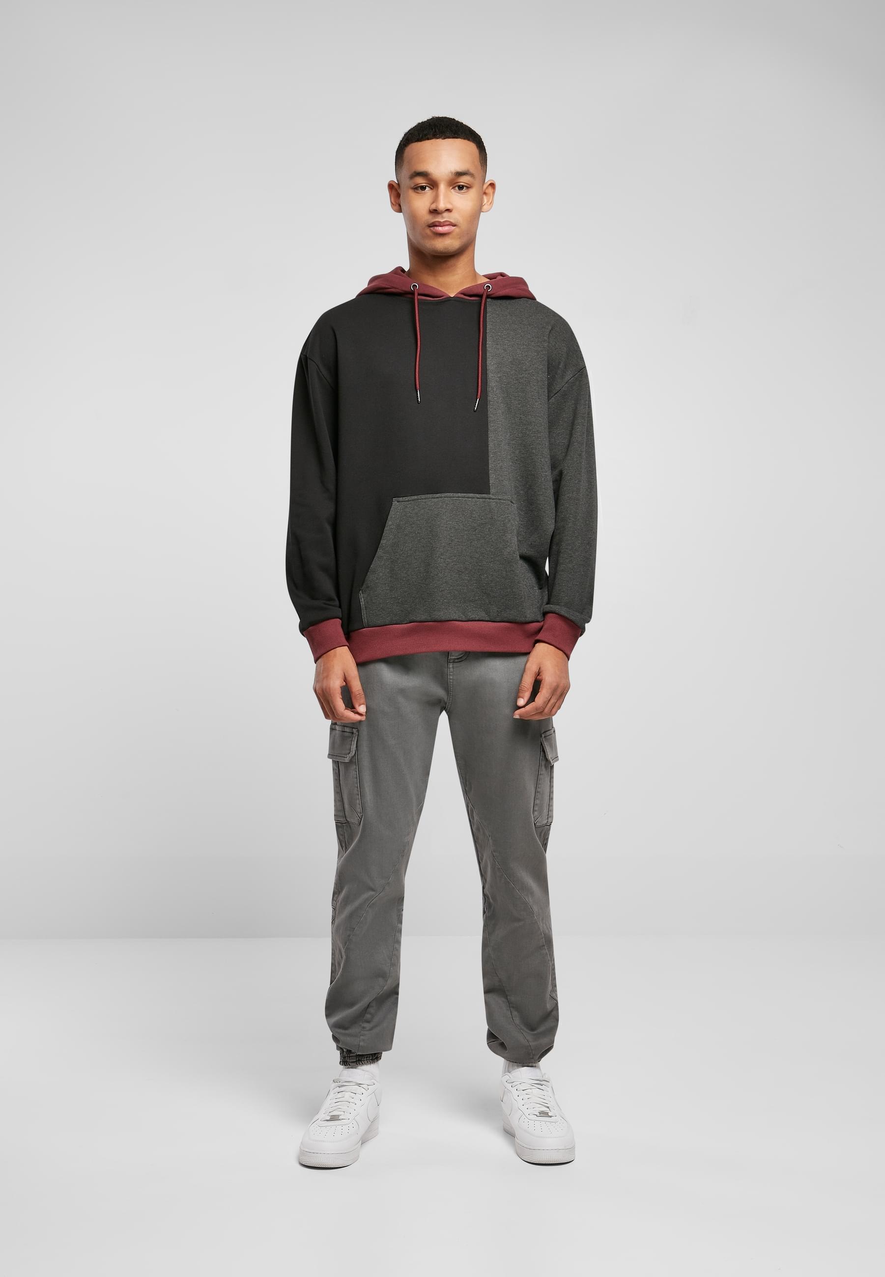 URBAN CLASSICS Kapuzensweatshirt »Urban Classics Herren Oversized Color Block Hoody«, (1 tlg.)