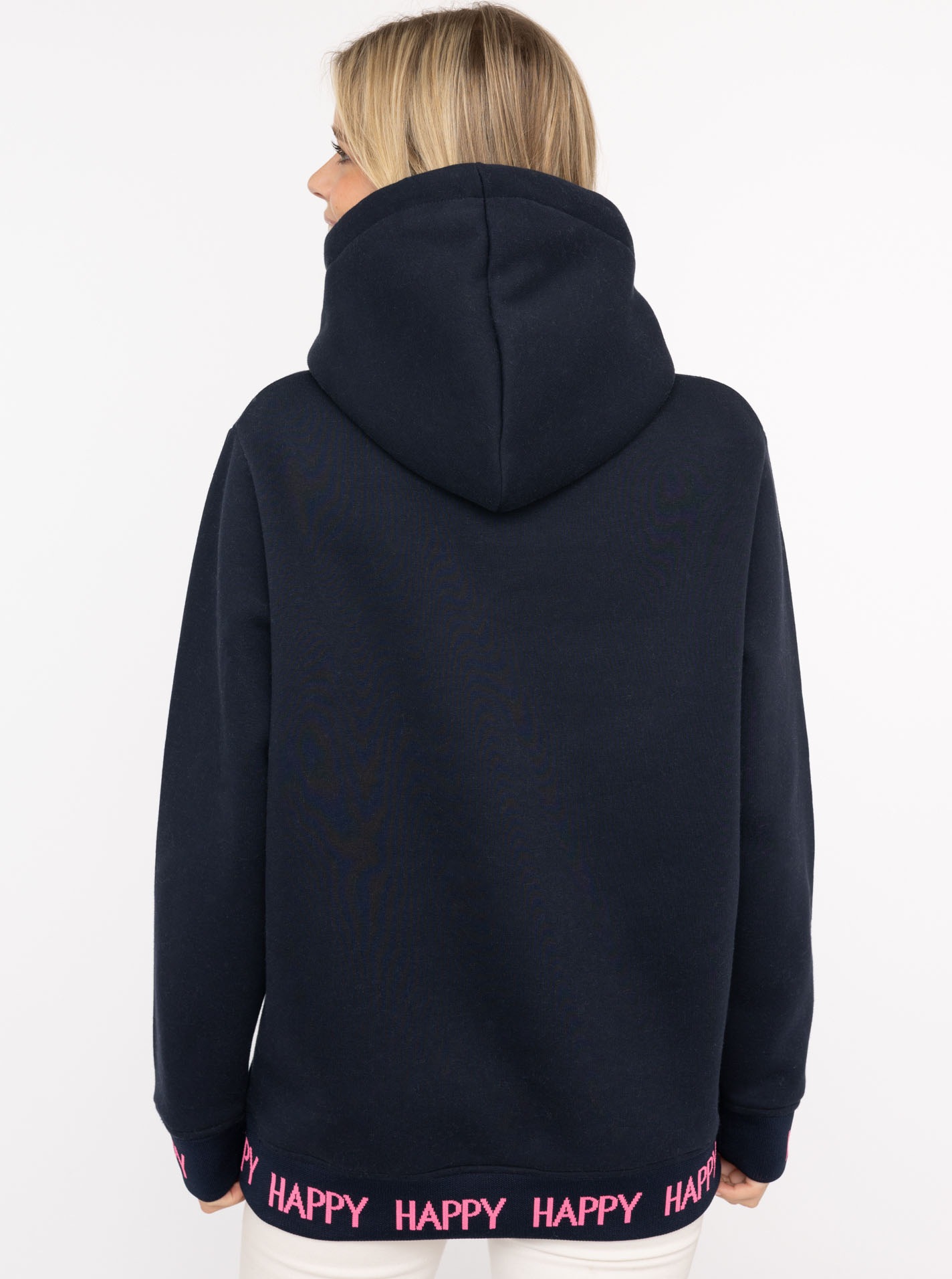 Zwillingsherz Hoodie ""Always Positive"", Kapuze, Stickerei, Fronttasche, B günstig online kaufen