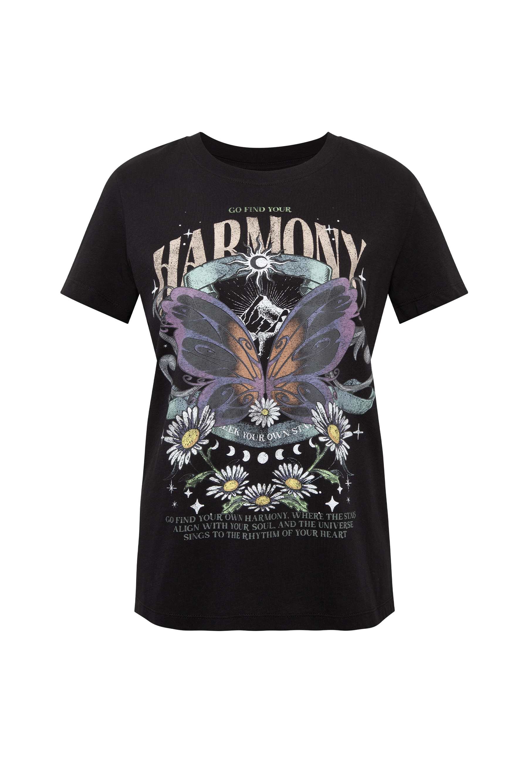 Mavi T-Shirt »BUTTERFLY PRINTED T-SHIRT«, Print T-Shirt
