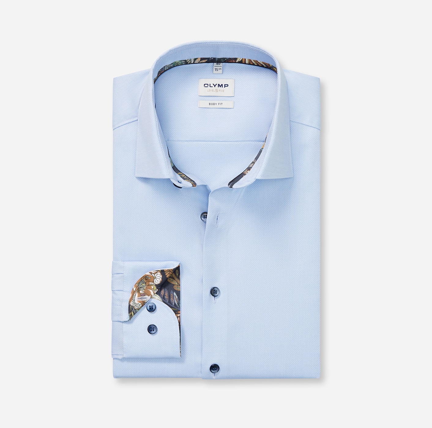 OLYMP Businesshemd "Level 5" Manschetteninnenseite gemustert, body fit, New günstig online kaufen