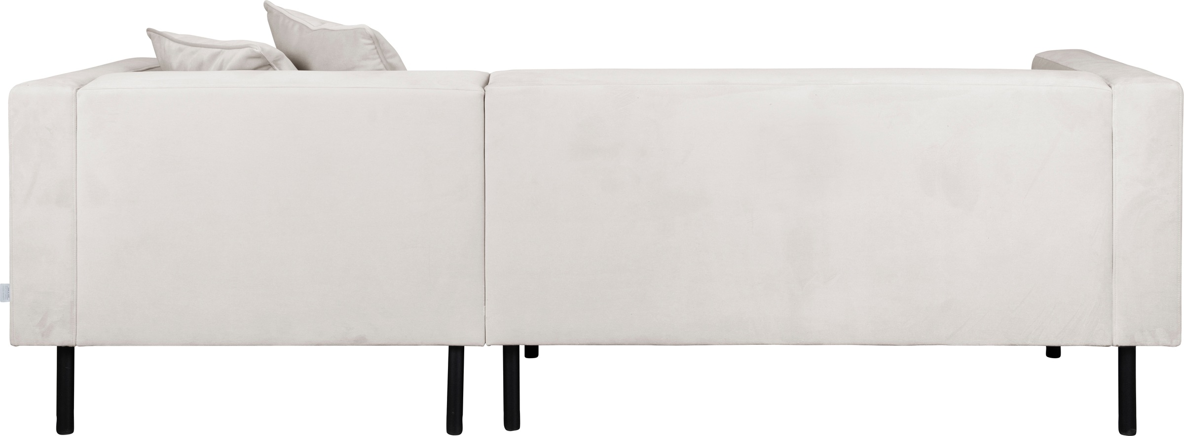 Home affaire Ecksofa »Lillibeth L-Form Designsofa, Maße B/T/H: 240/173/83 cm«, Zierkissen als Wendekissen, in Samtoptik oder Cord