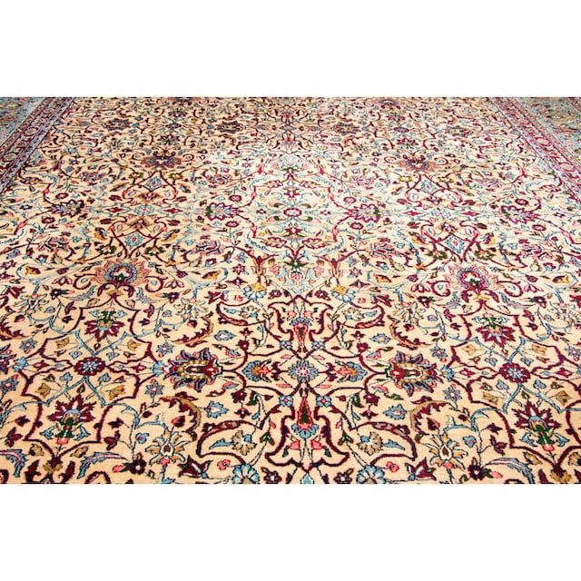 morgenland Wollteppich »Kerman Teppich handgeknüpft beige«, rechteckig |  BAUR