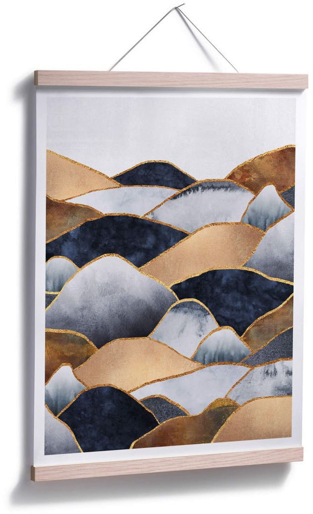 Hügel«, »Goldene bestellen (1 BAUR Landschaften, Wall-Art St.) | Poster