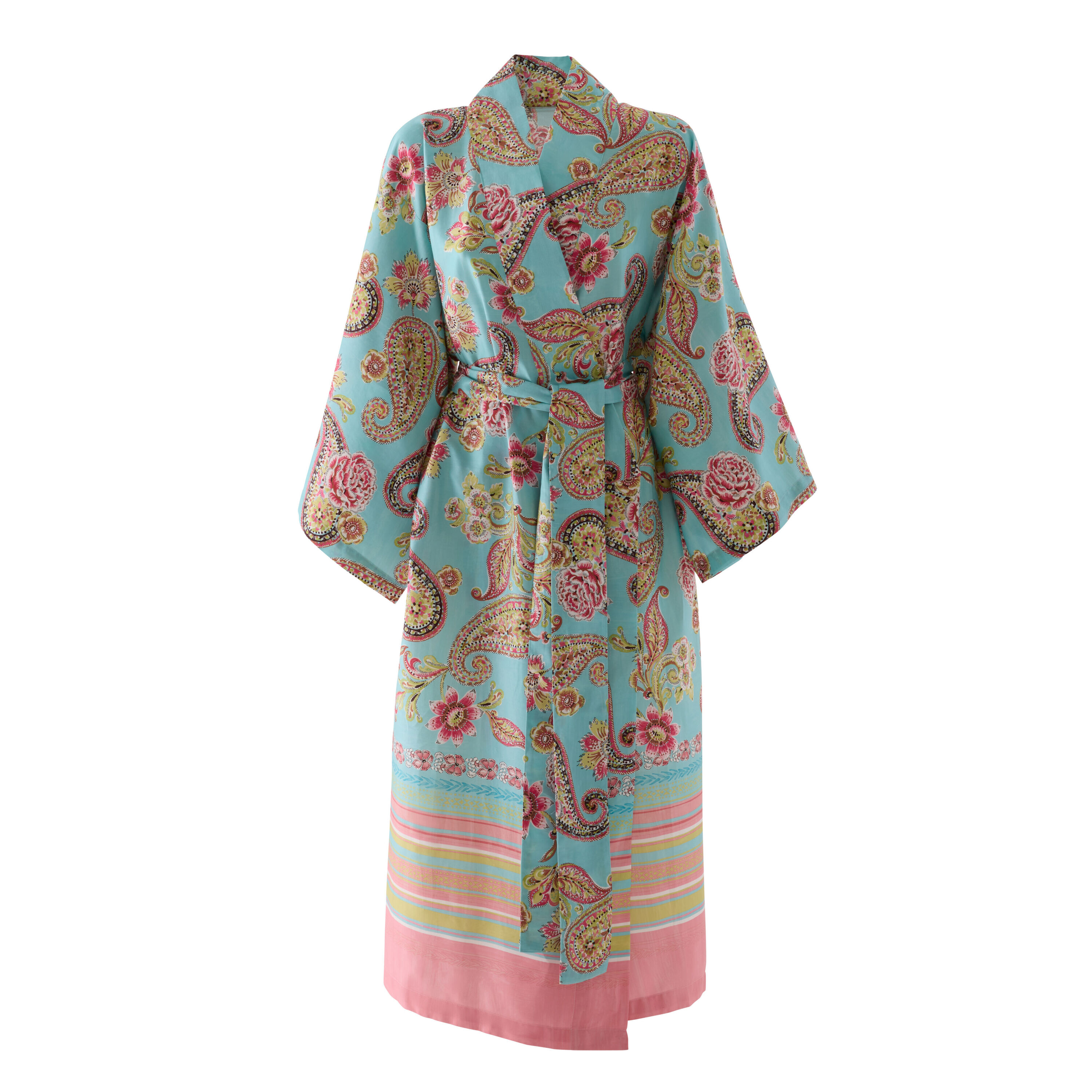 Bassetti Bademantel "Bassetti Kimono RAPALLO" aus reiner Baumwolle