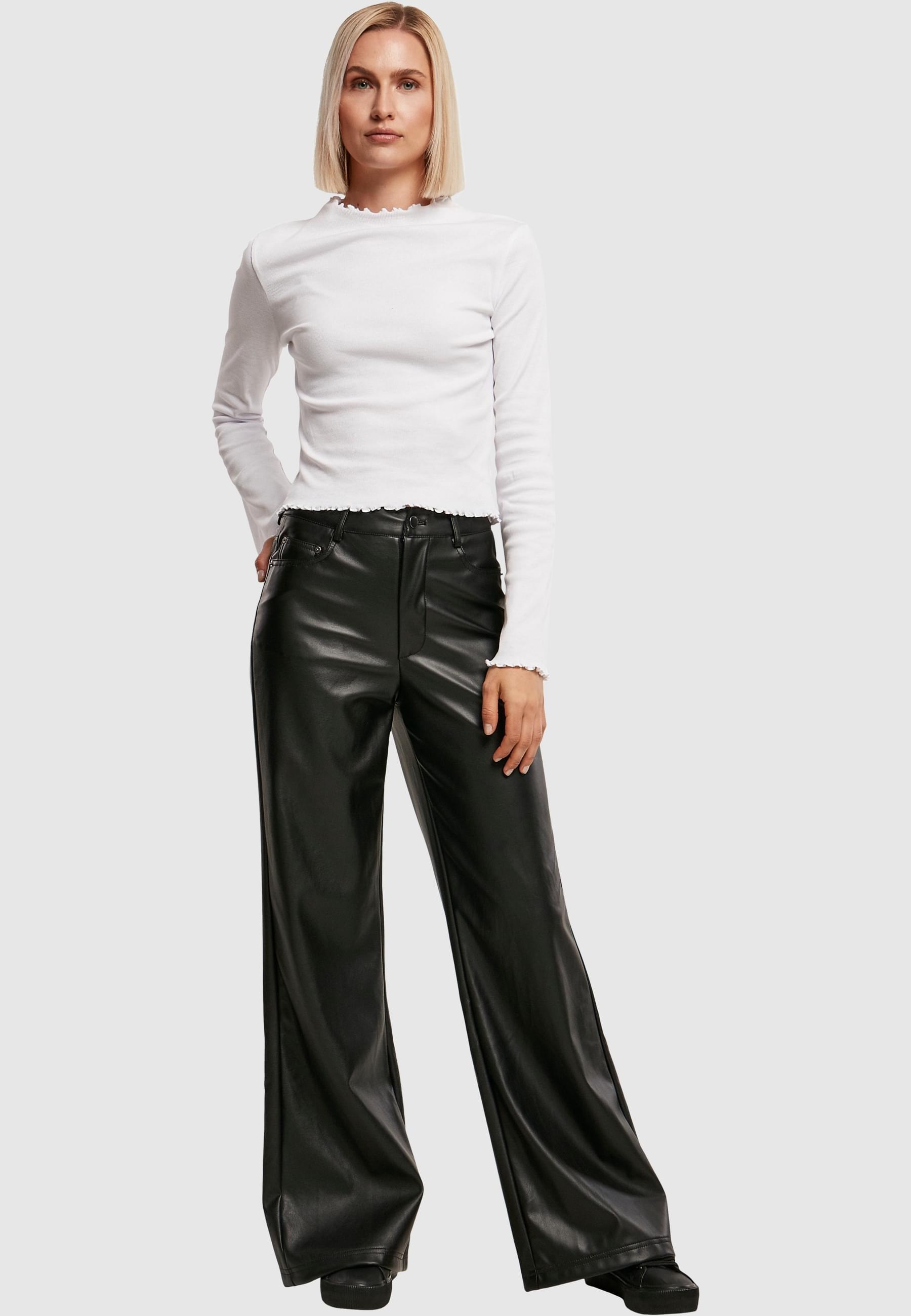 URBAN CLASSICS Langarmshirt »Urban Classics Damen Ladies Rib Turtelneck Longsleeve«, (1 tlg.)