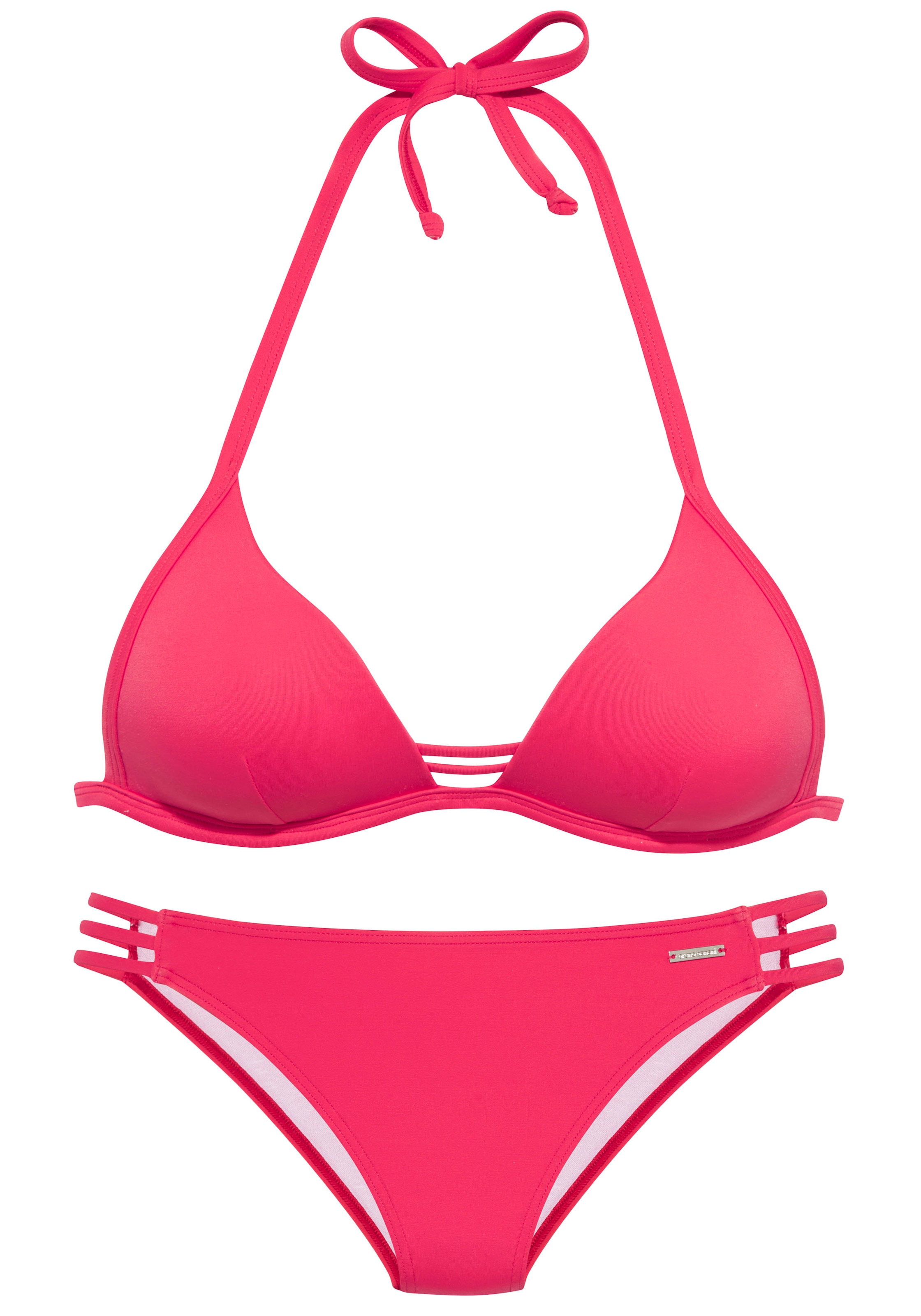 Bruno Banani Triangel-Bikini mit Zierbändern