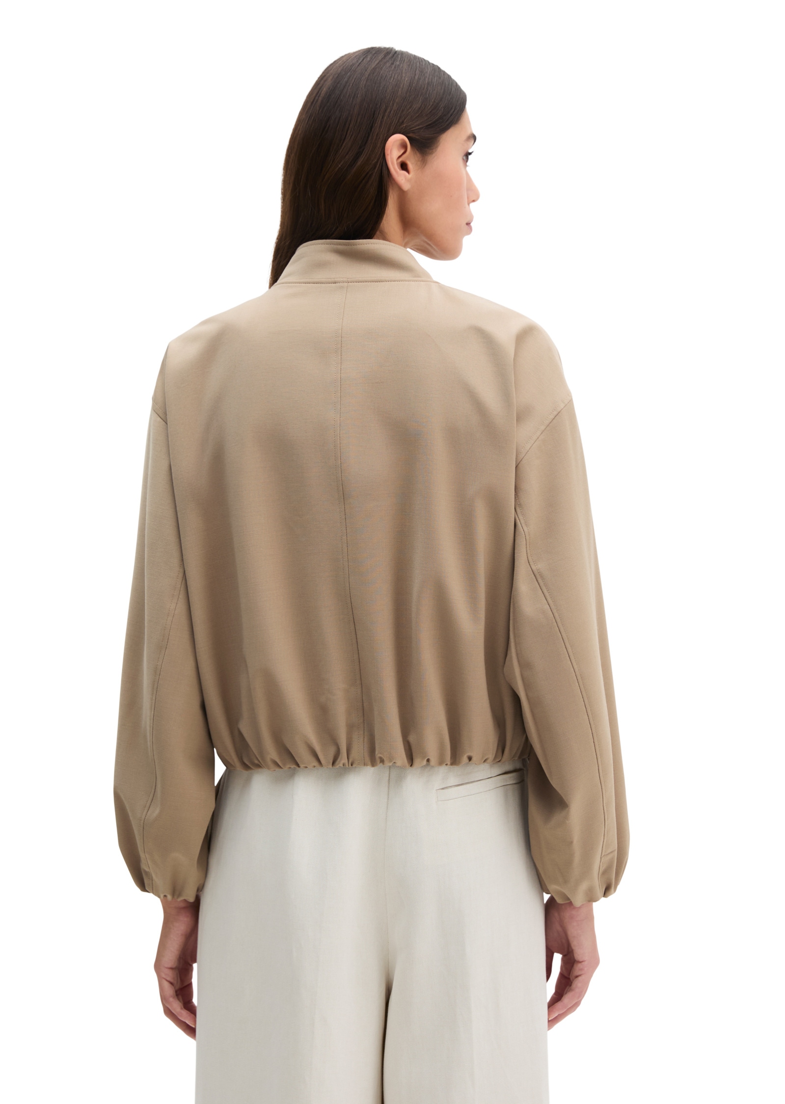 Marc O'Polo Outdoorjacke »aus Technical Wool Blend« ohne Kapuze