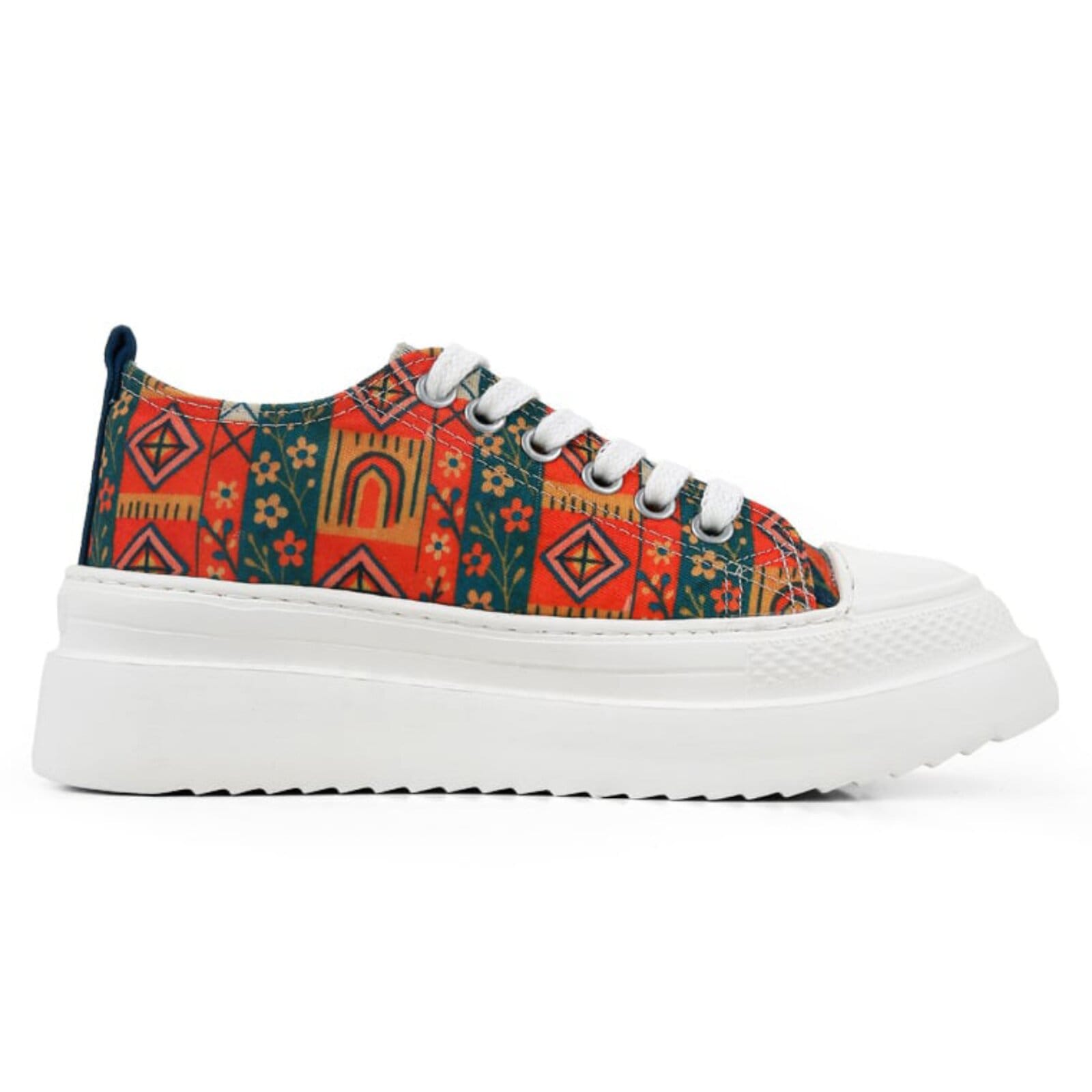 DOGO Sneaker »Freya Low-Top Sneaker Garden Birds Damen Sneaker«  Handgefertigt