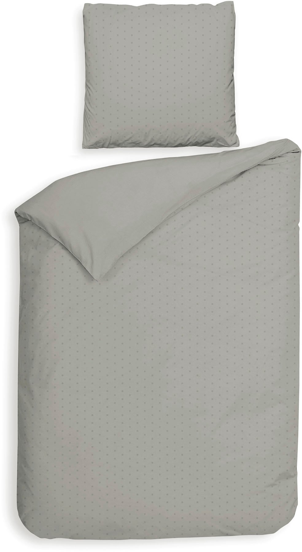 Heckett & Lane Bettwäsche "Punto" 2 Stk. gepunktet, 100% Baumwolle ab 135x2 günstig online kaufen