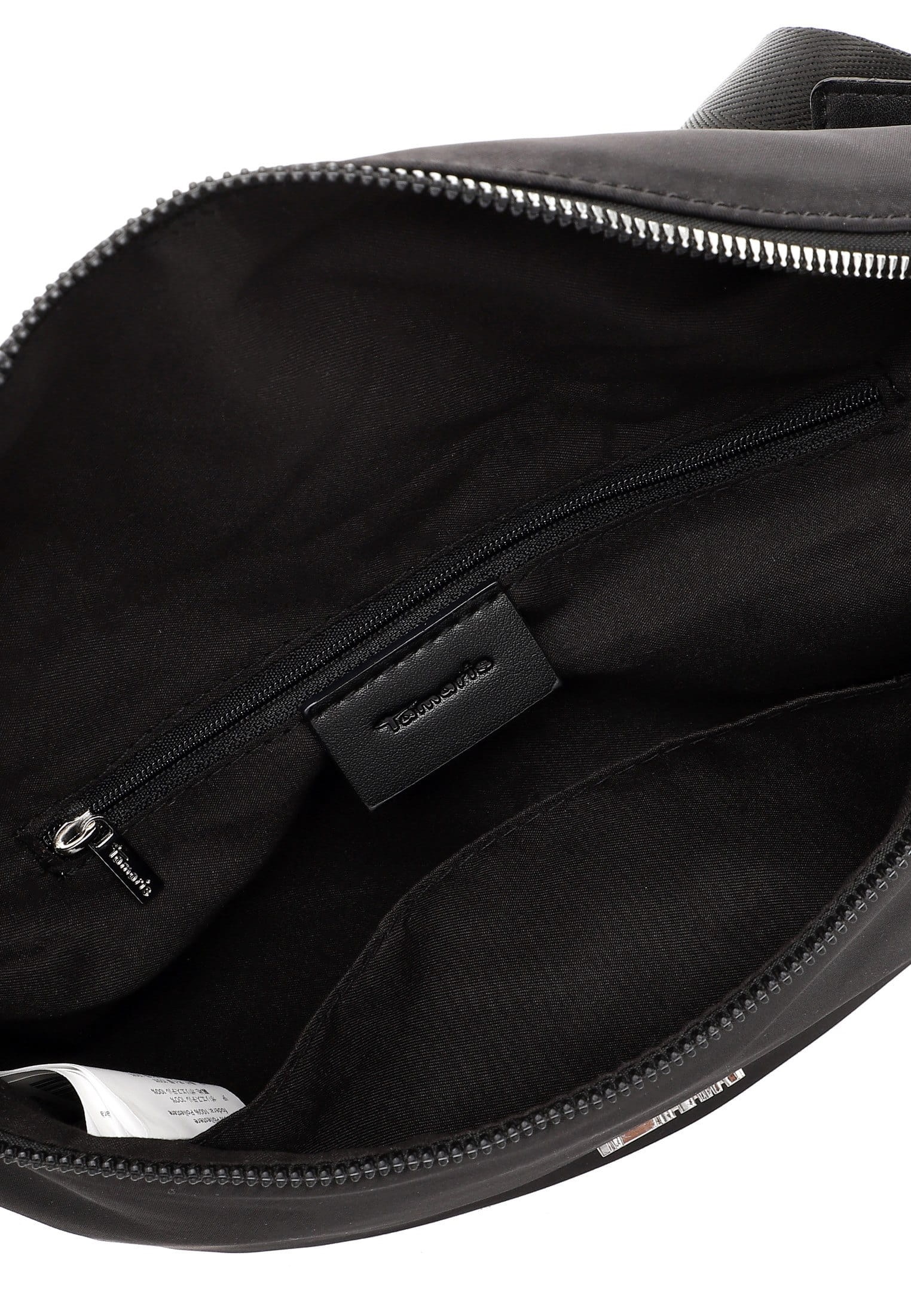 Umhängetasche TAMARIS "Umhängetasche TAS Giuseppa", Damen, Gr. B/H/T: 28cm x 19cm x 8cm 0, schwarz (schwarz 100), Polyester, Taschen Umhängetasche 3