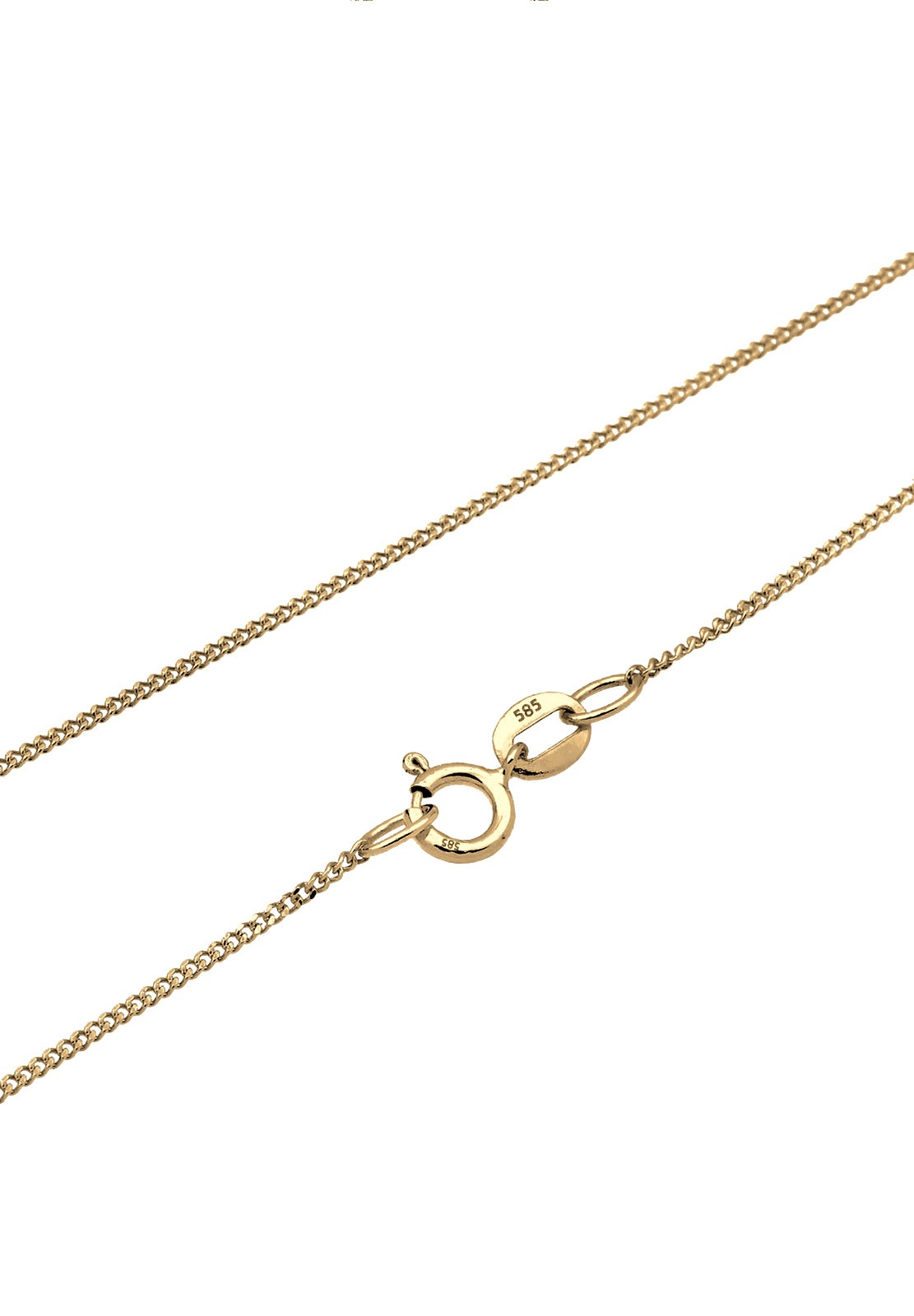 Elli DIAMONDS Collierkettchen »Herz Diamant Weiß Brillantschliff (0.03ct) 585 Gelbgold«