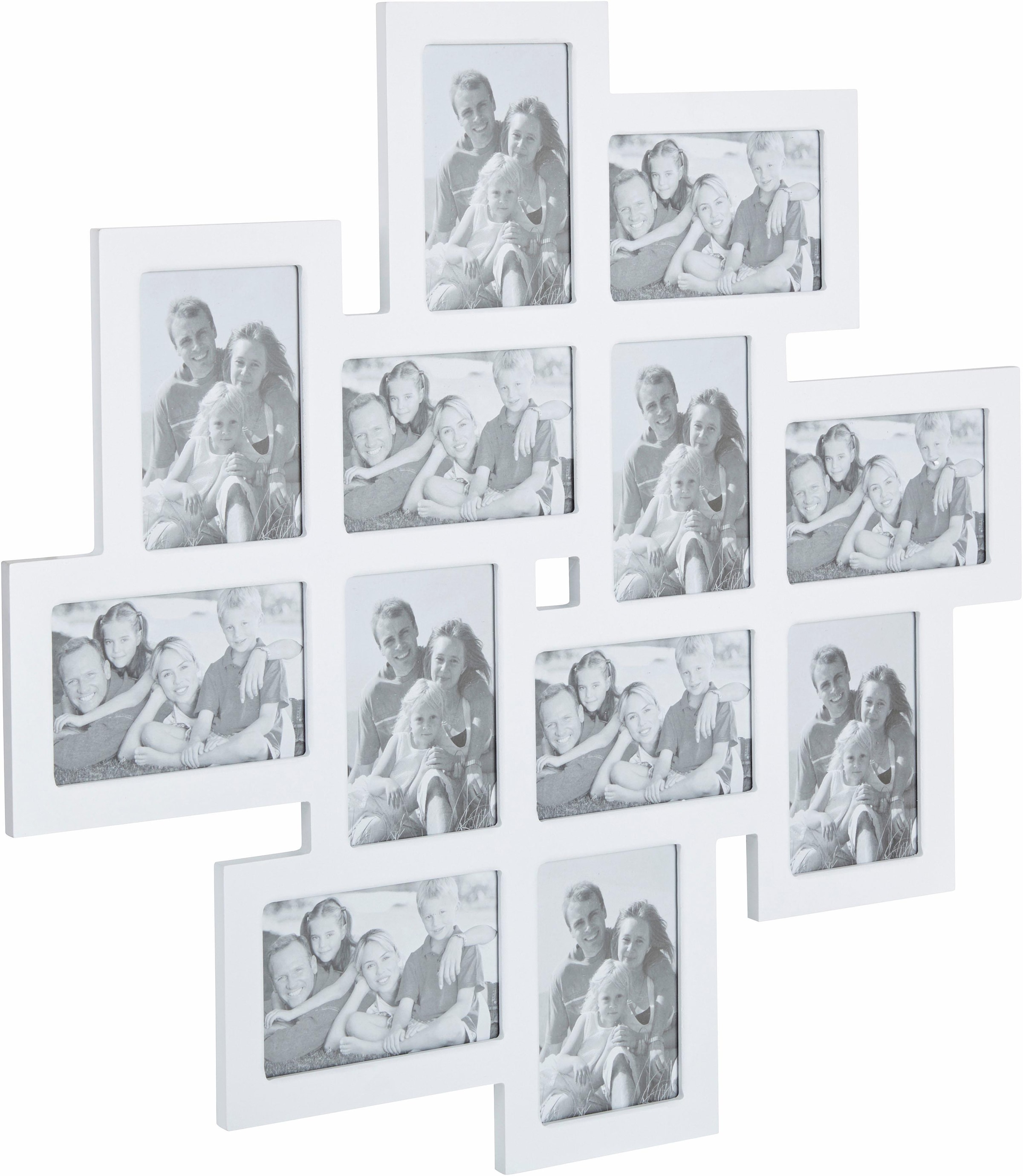 Bilderrahmen Collage »Family, weiß«, Fotorahmen, Bildformat 10x15 cm