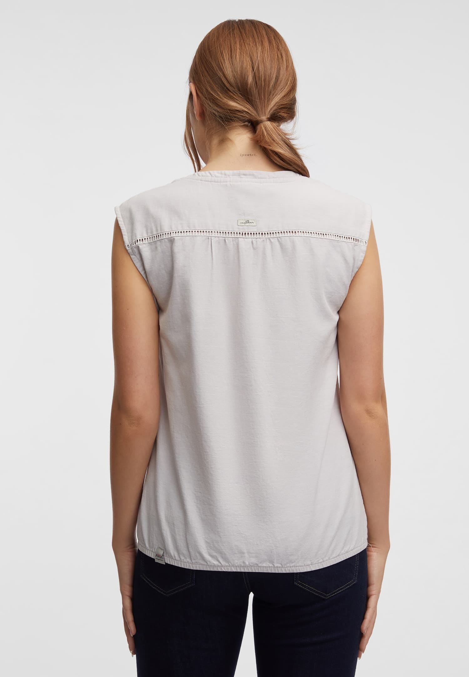 Ragwear V-Shirt »SALTTY LINEN«, mit Leinen