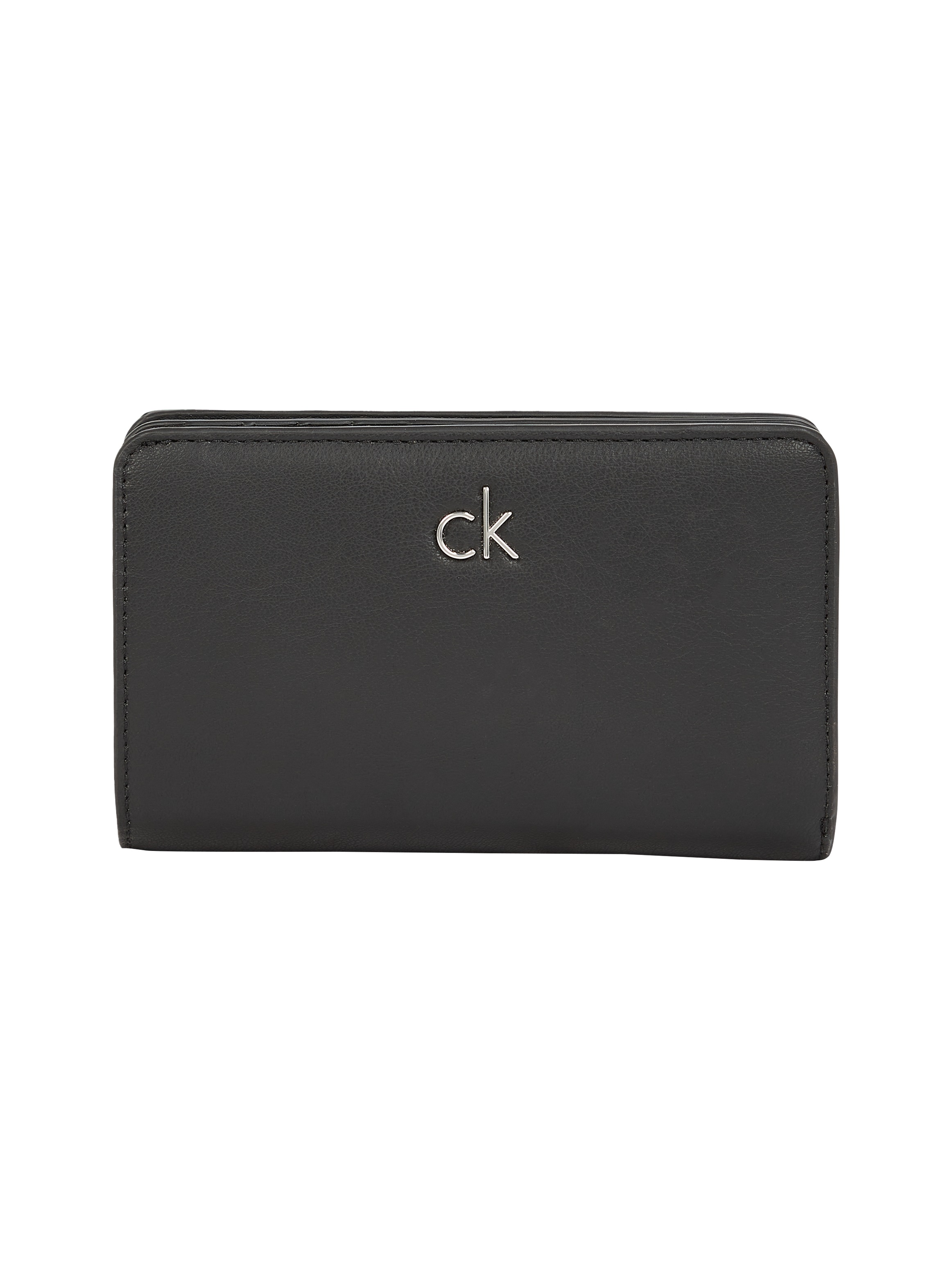 Calvin Klein Geldbörse "CK DAILY MEDIUM BIFOLD PBL", Portemonnaie Damen, Geldbeutel Damen in klassischem Look