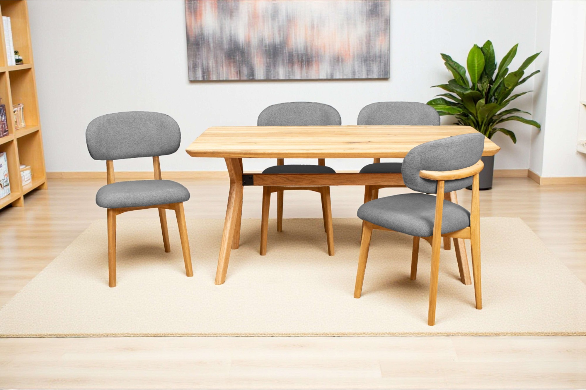 Home affaire Esszimmerstuhl "Nomo Polsterstuhl, Küchenstuhl, 4-Fußstuhl" () günstig online kaufen