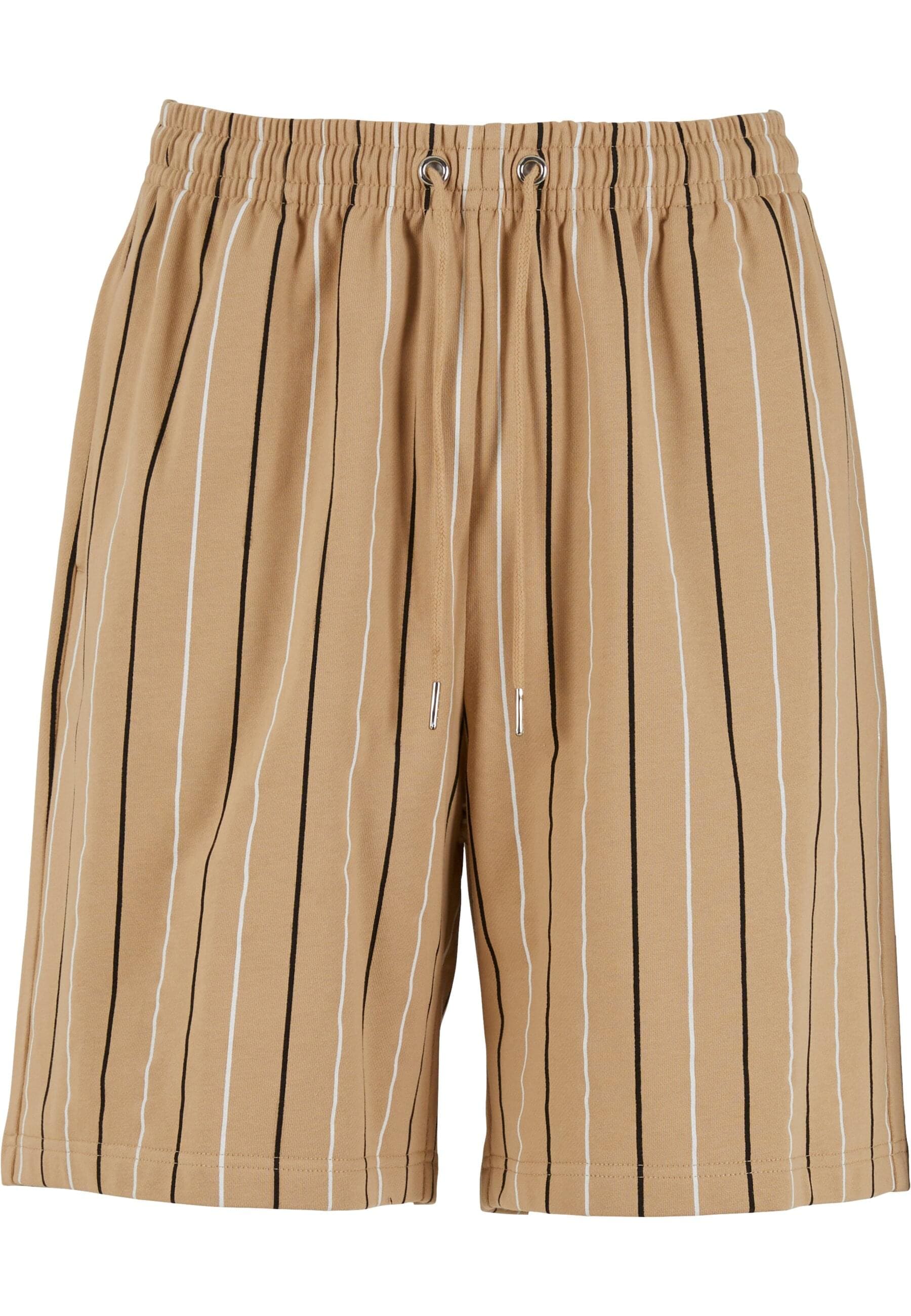 URBAN CLASSICS Sweatshorts "Urban Classics Printed Pinstripe Shorts", (1 tl günstig online kaufen