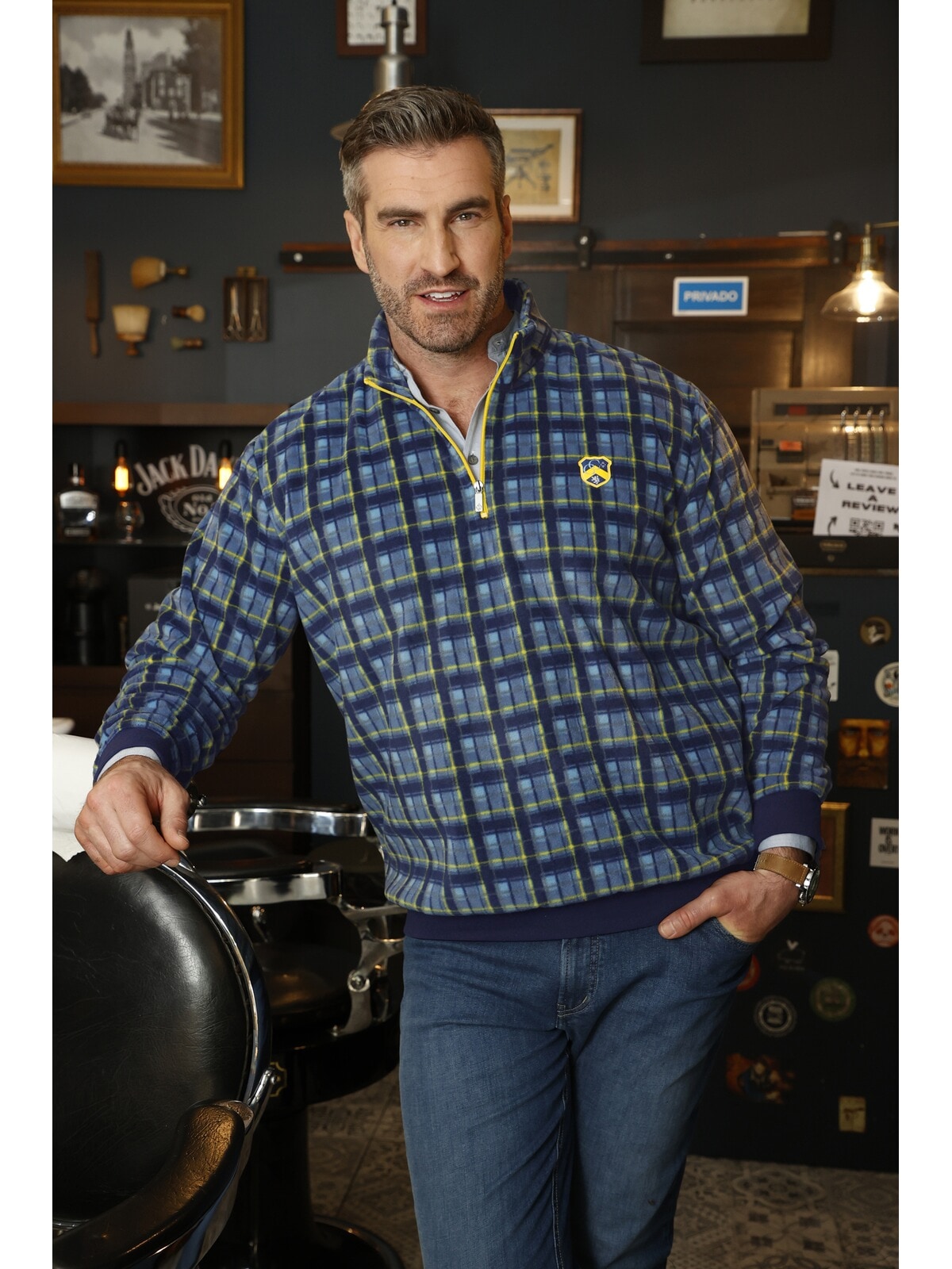 Charles Colby Fleecepullover »Fleece-Sweatshirt EARL LOWELL«