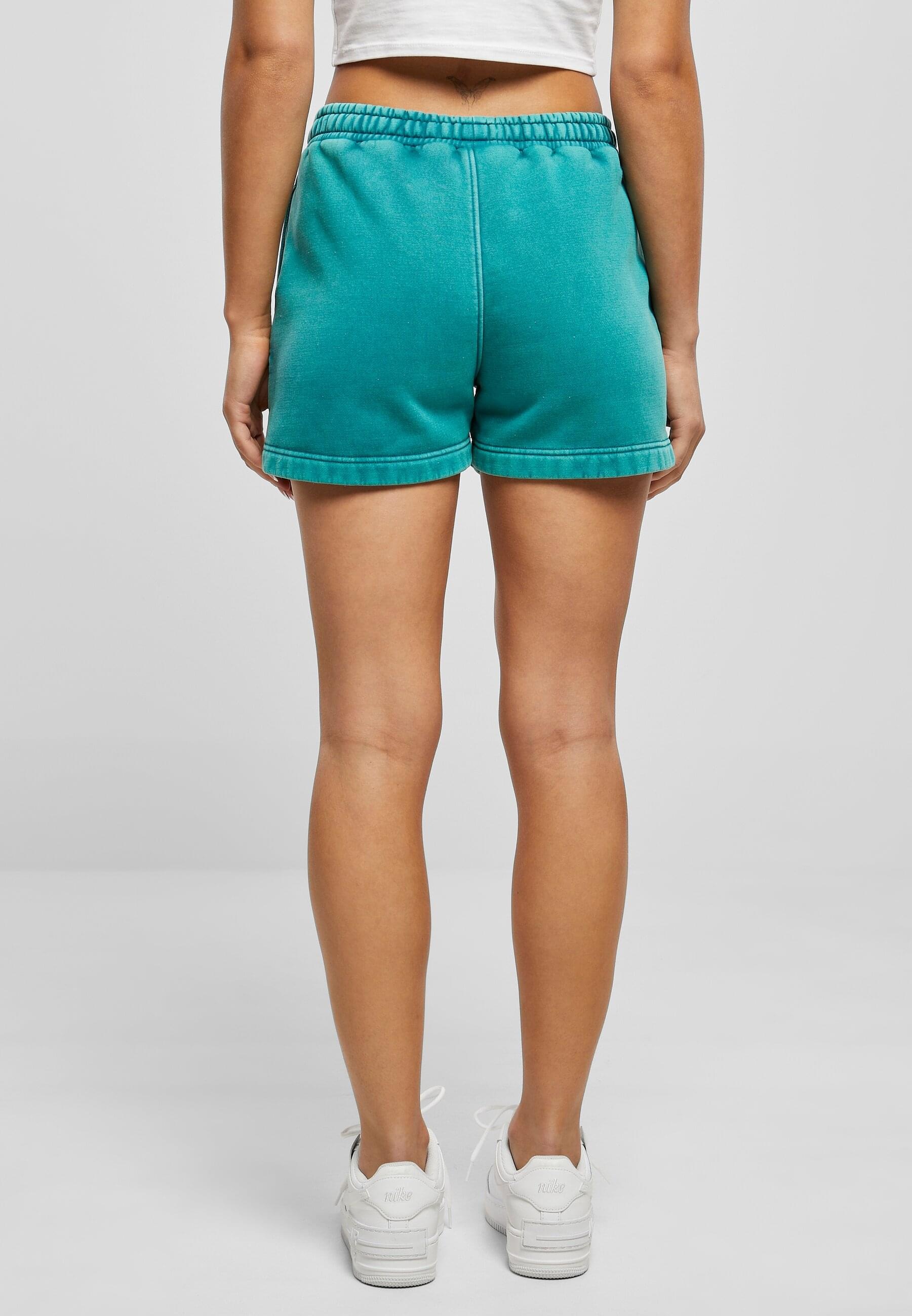 URBAN CLASSICS Sweatshorts »Urban Classics Damen Ladies Stone Washed Shorts«, (1 tlg.)