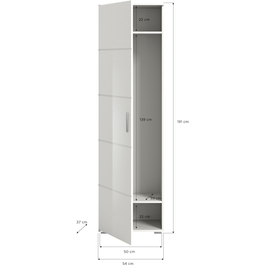 INOSIGN Garderoben-Set »Valge«, (3 St.)