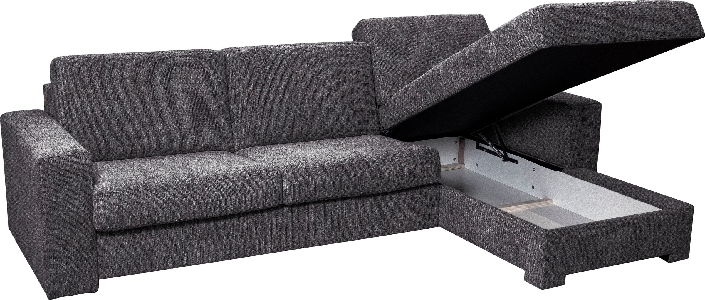 Home affaire Ecksofa Roma "L" Dauerschlaffunktion, mit Unterfederung, Matratzenhöhe 14cm, Liegemaße ca 163x198 cm, L-Form