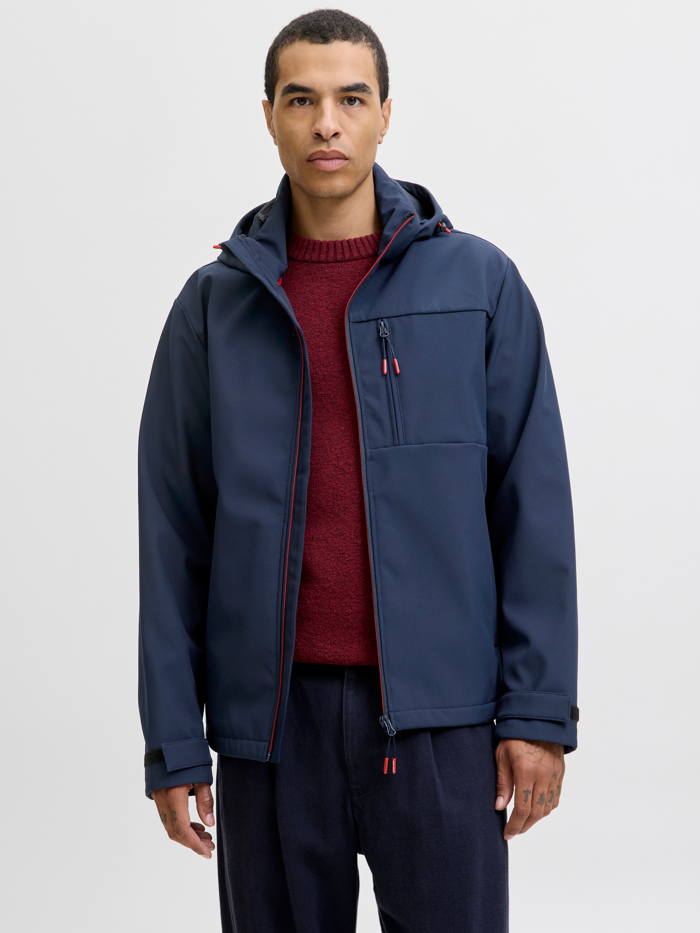 Jack & Jones Softshelljacke "JJTHATCHER SOFTSHELL HOOD", mit Kapuze günstig online kaufen