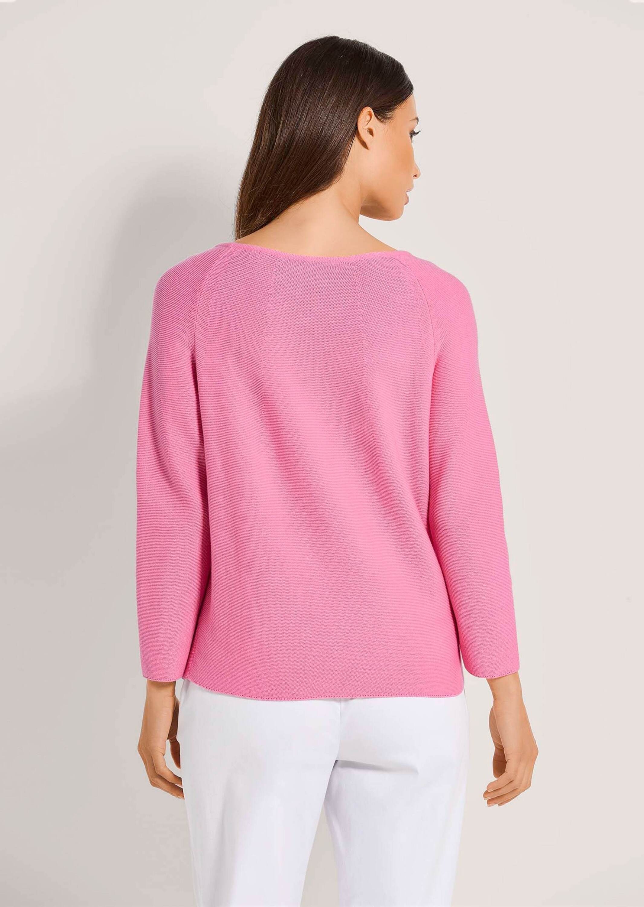 MADELEINE Longpullover »Pullover Pullover in modischer Kurzform«