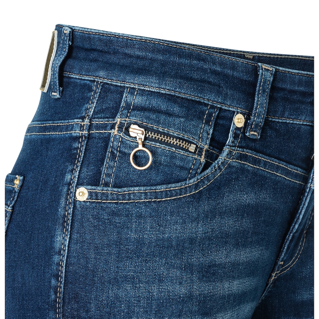 MAC Slim-fit-Jeans »Rich-Slim«, Robuste strukturierte Denimqualität