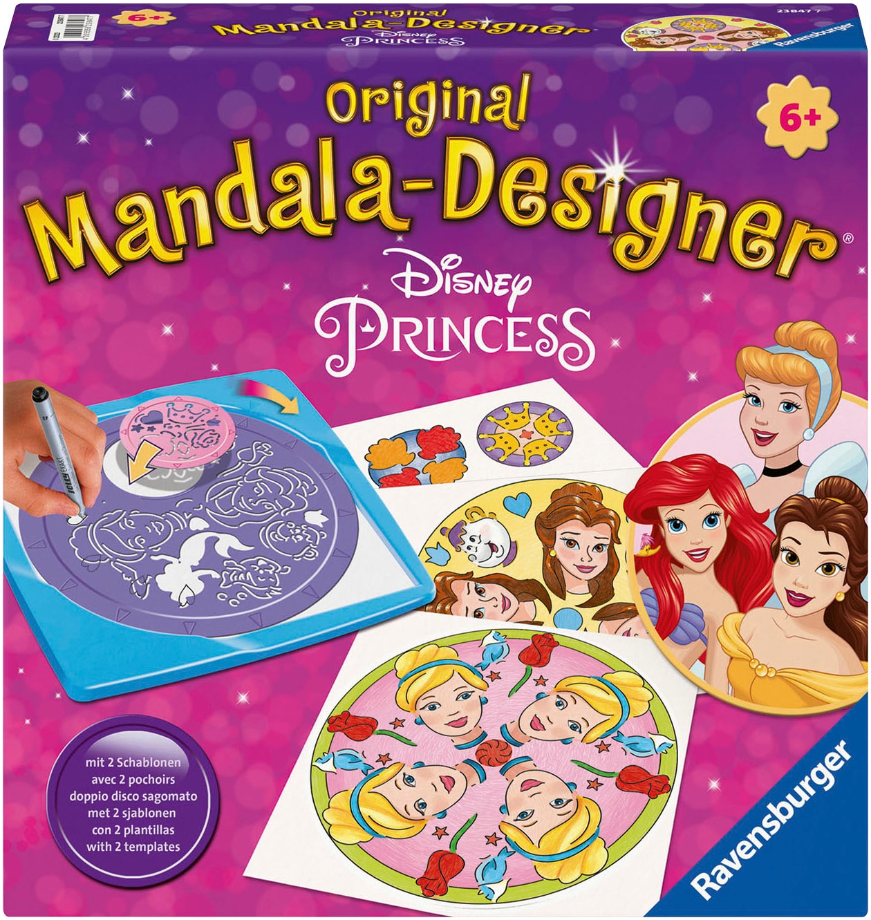 Ravensburger Kreativset »Midi Mandala-Designer Disney Princess«, Made in Europe, FSC® - schützt Wald - weltweit