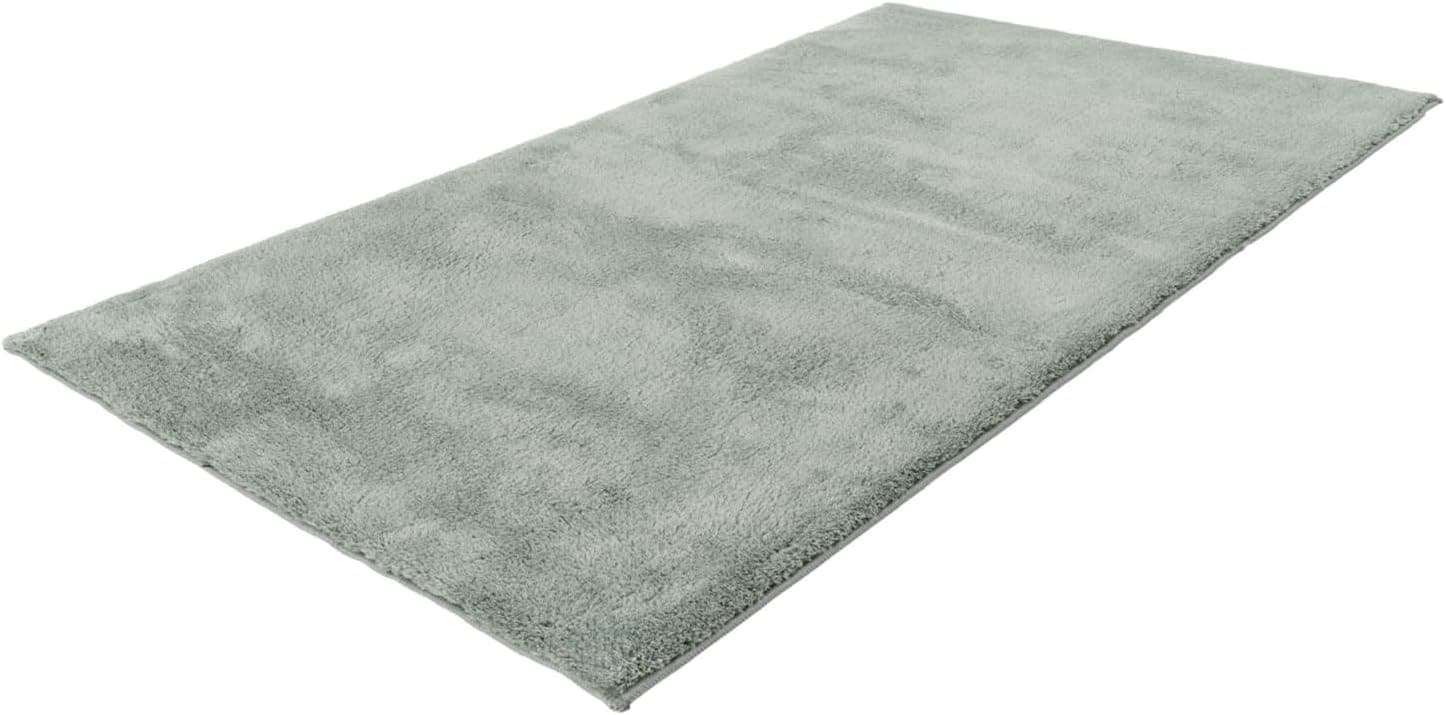 Carpet City Badematte »PURE500, Badteppich uni« Höhe 16 mm rutschhemmend beschichtet schnell trocknend Teppich Badezimmer, Badvorleger, Anti-Rutsch, Waschbar, Duschmatte