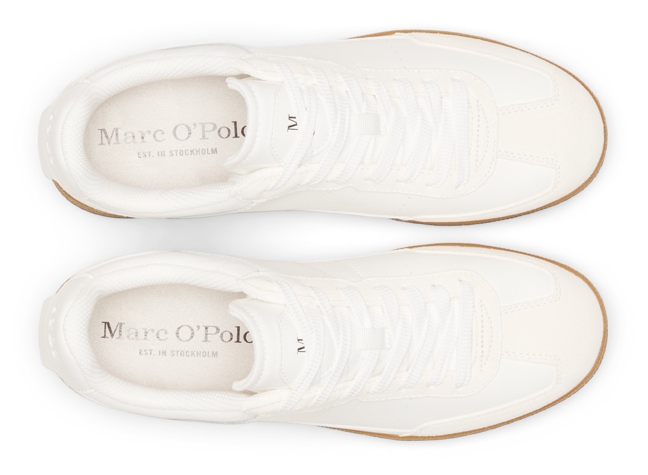 Marc O'Polo Sneaker »Charlie«  Schnürschuh, Halbschuh, Casual-Sneaker mit honigfarbener Laufsohle