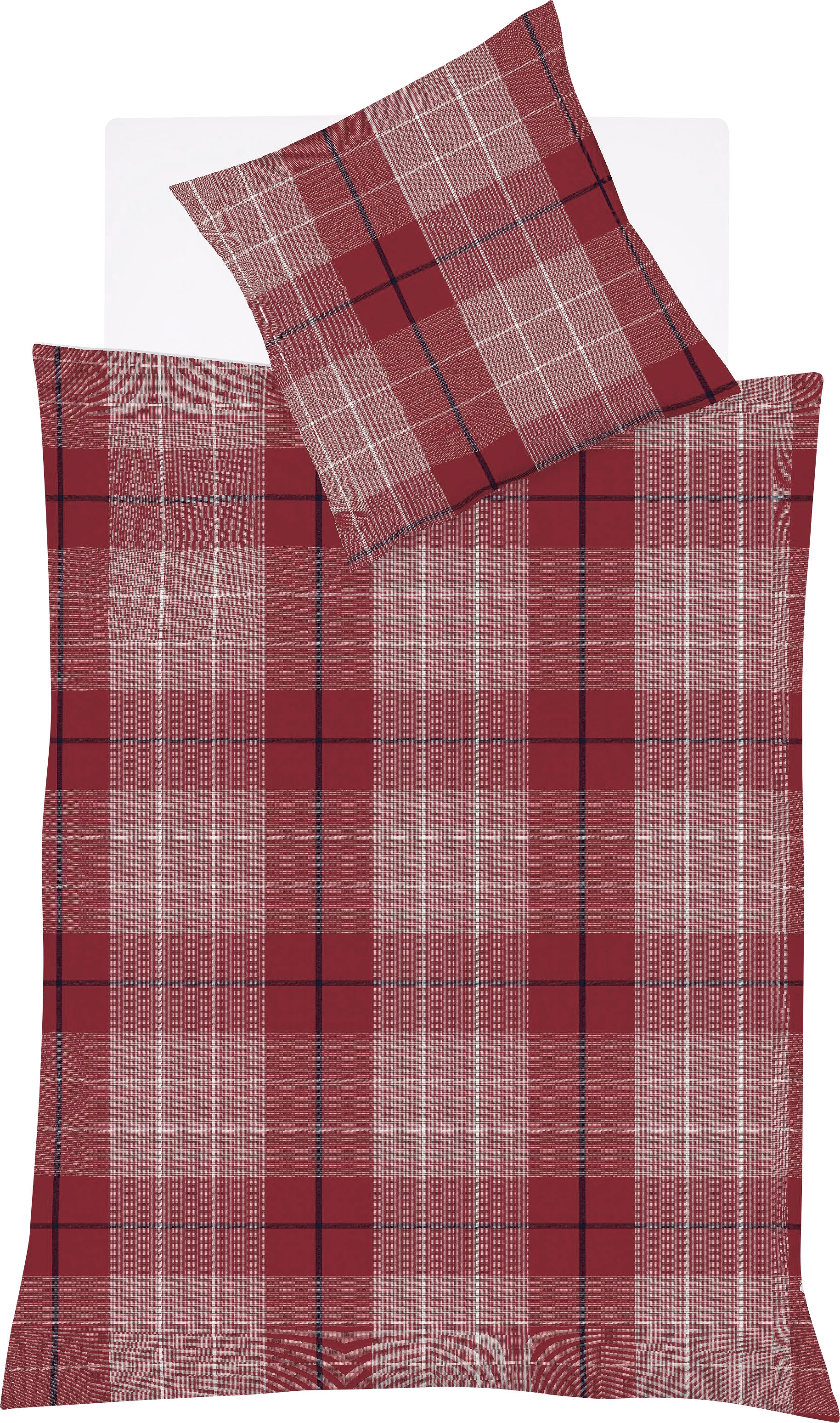 fleuresse Bettwäsche "Lech 4112" 2 tlg. Edelflanell, Baumwolle, in Gr. 135x günstig online kaufen