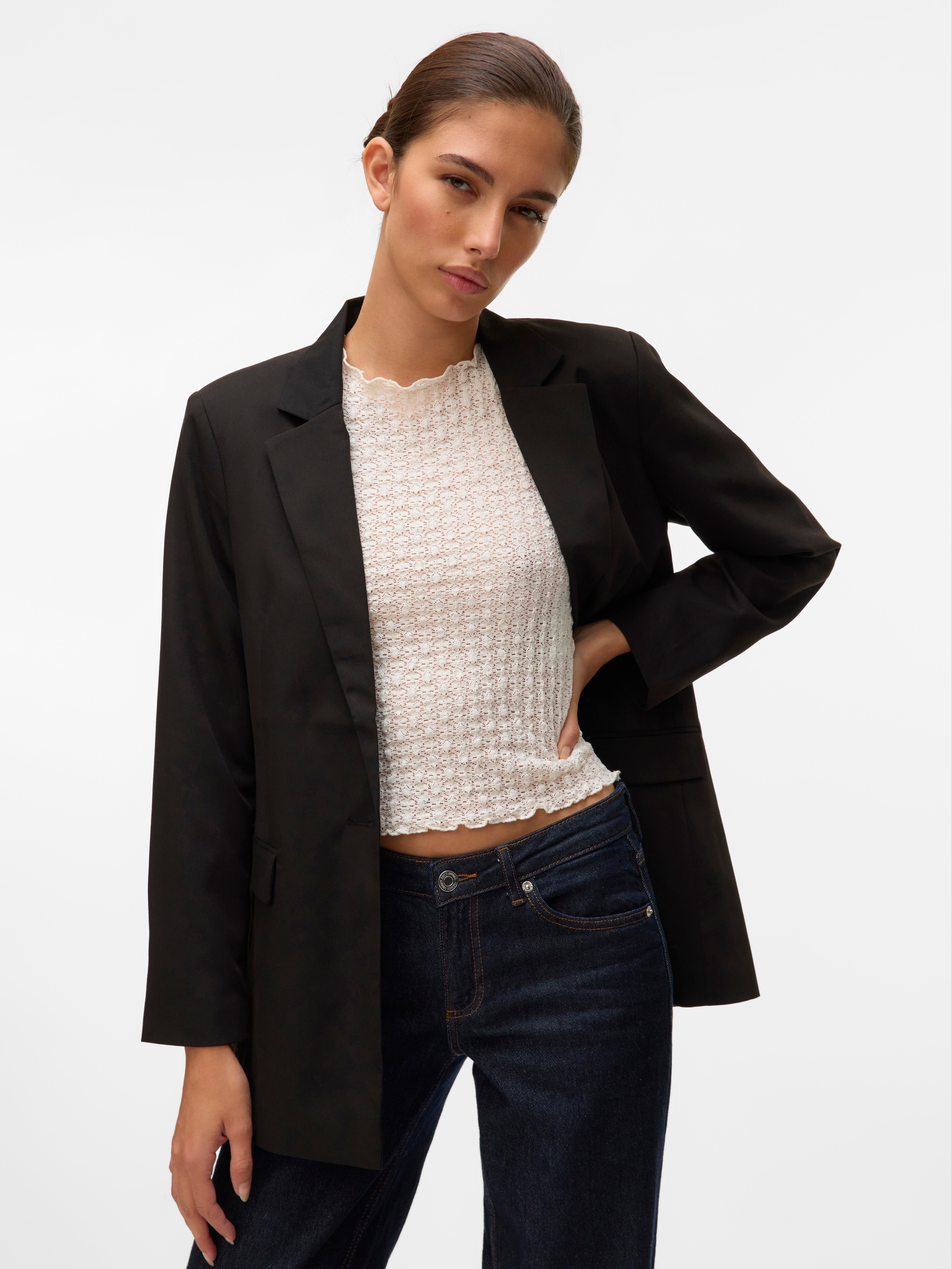 Vero Moda Blusenblazer "VMNILA LS SLIM BLAZER NOOS" günstig online kaufen