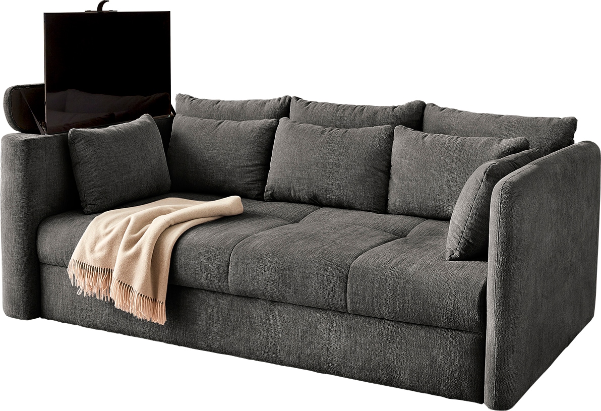 Big-Sofa | Fernbedienung, »Streamer«, kaufen rechts versenkbarer oder BAUR Gruppe montierbar inkl. links TV-Lift Jockenhöfer
