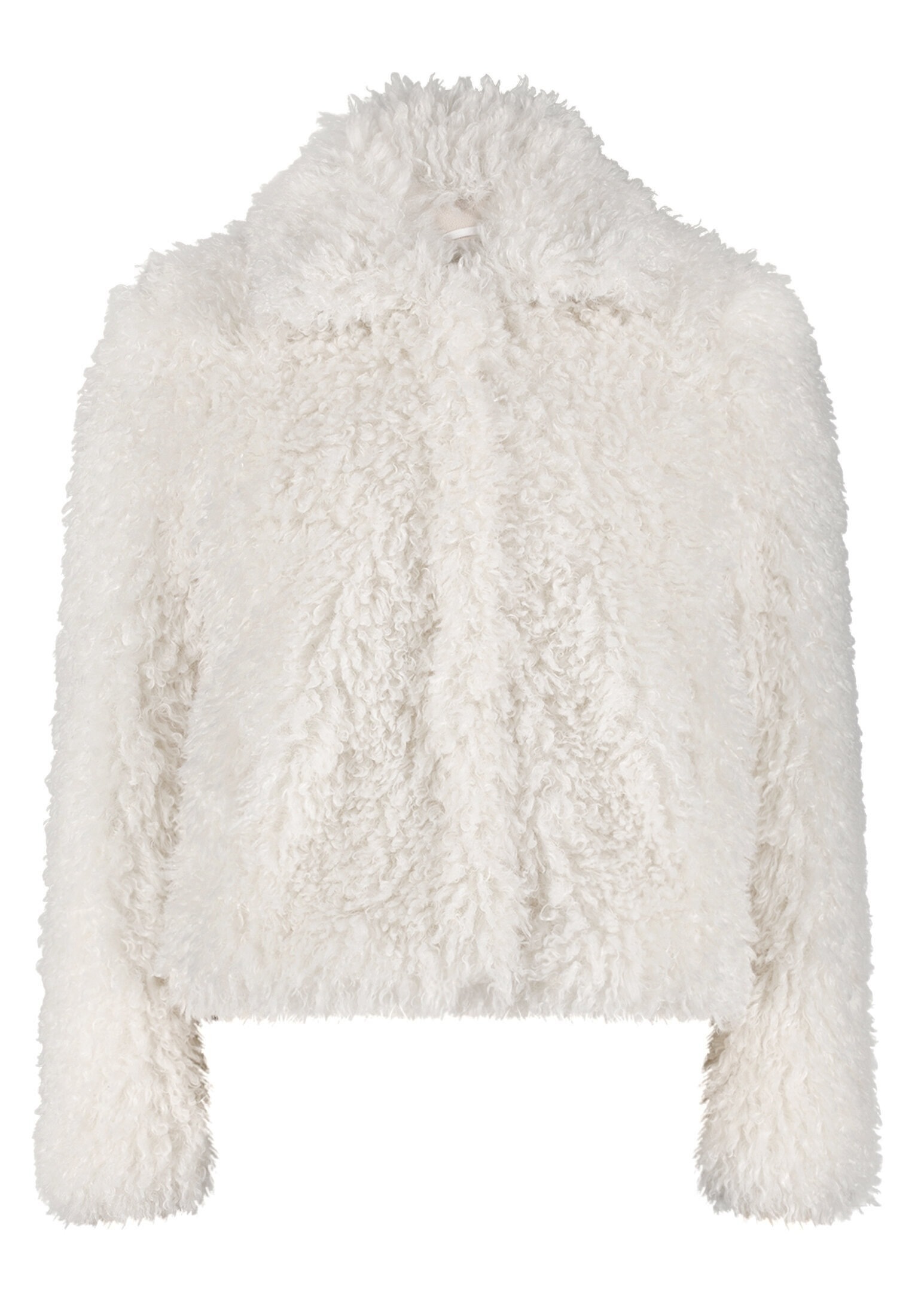 Betty&Co Plüschjacke »Damen mit Kragen«