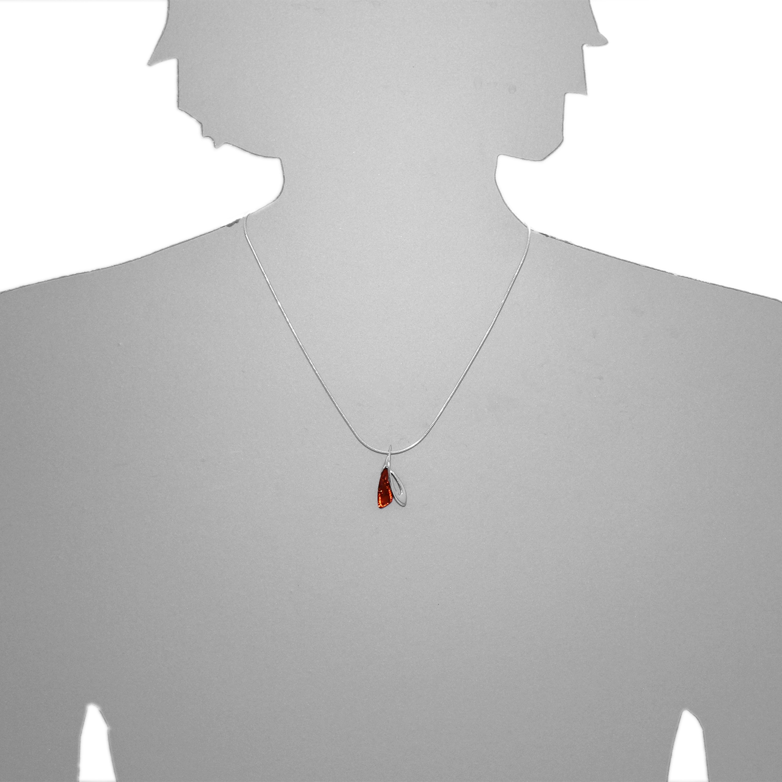 OSTSEE-SCHMUCK Kettenanhänger »- Gleiter-Terese - Silber 925/000 - Bernstein«
